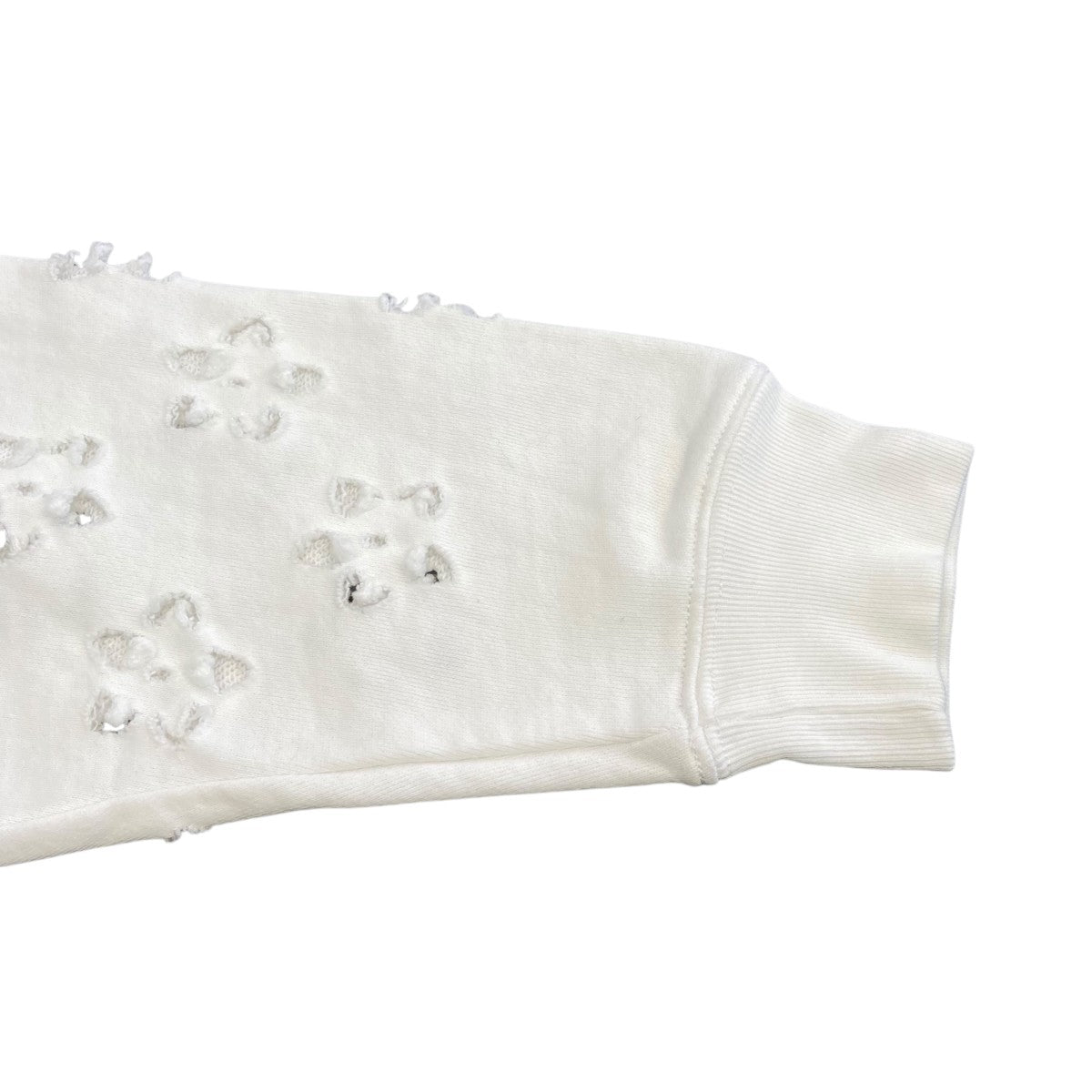 23SSFLOWER CUT OUT SWEATSHIRTスウェットTZ31-JL910