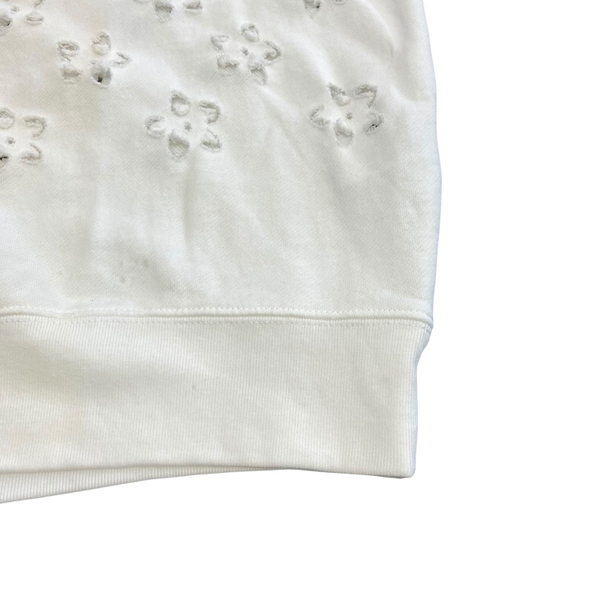 23SSFLOWER CUT OUT SWEATSHIRTスウェットTZ31-JL910