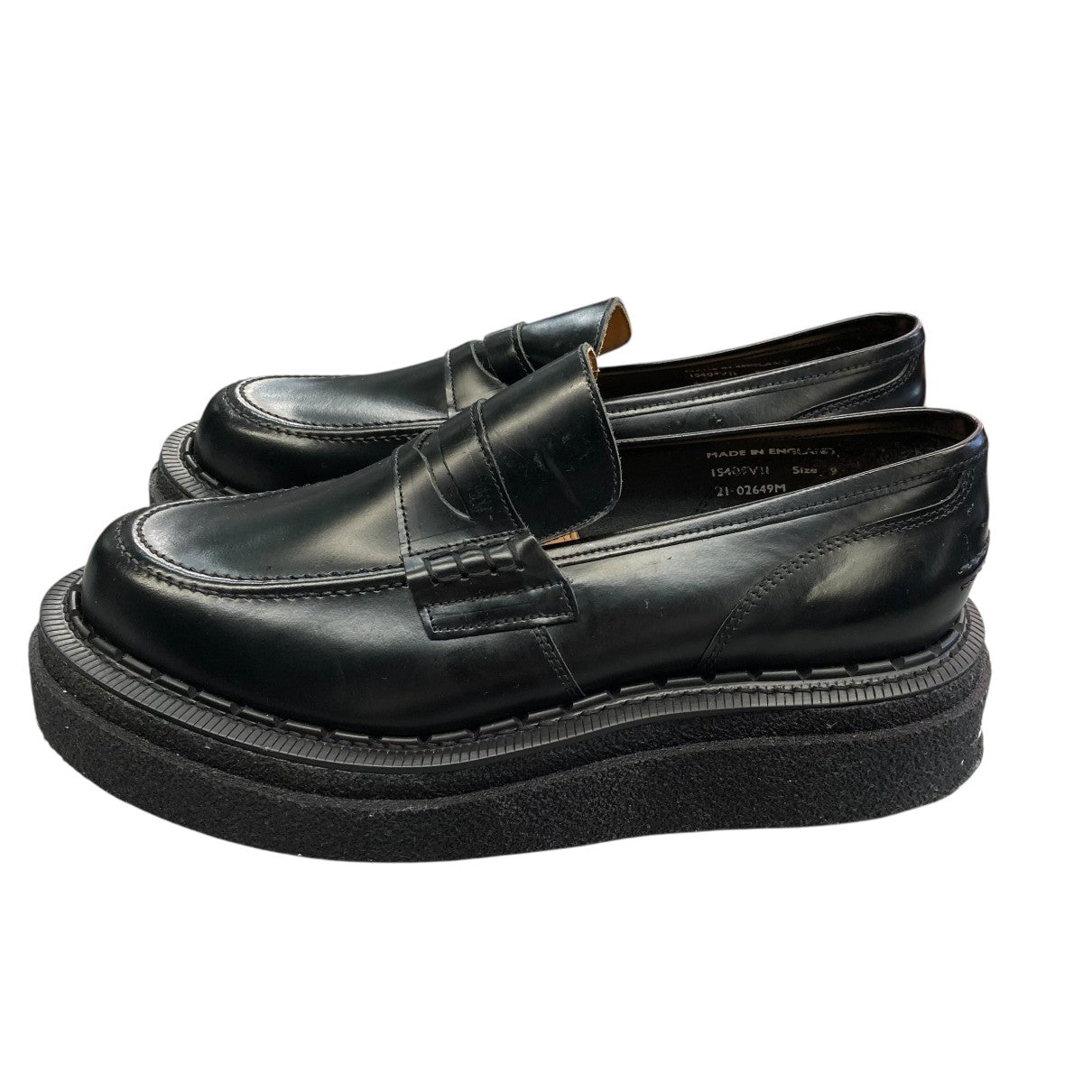 未使用品！sacai ローファー スリッポン ウイングチップ Vibram 黒 サカイ 25SS 78958 Wingtip Loafers 買取実績