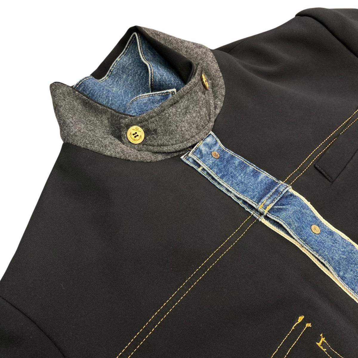 admiral リバーシブルジャケット sacai×LEVI'S DenimxMatelasse Twill Reversリバーシブル