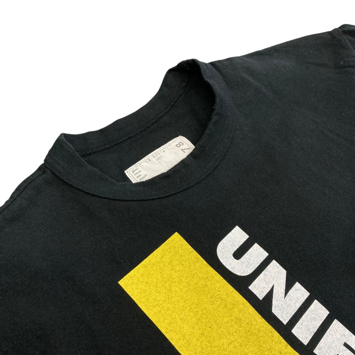 sacai(サカイ) クルーネックTシャツ18 03578 18 03578 ブラック