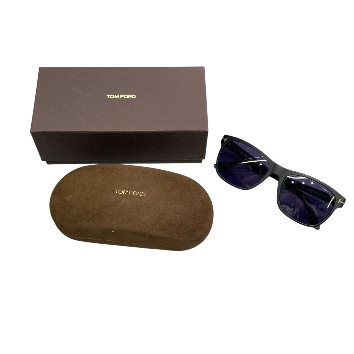 【再値下げ】TOM FORD ブラック サングラス ケース付き 正規品 純正BOX付】TOM FORD トムフォード FT972 TF972
