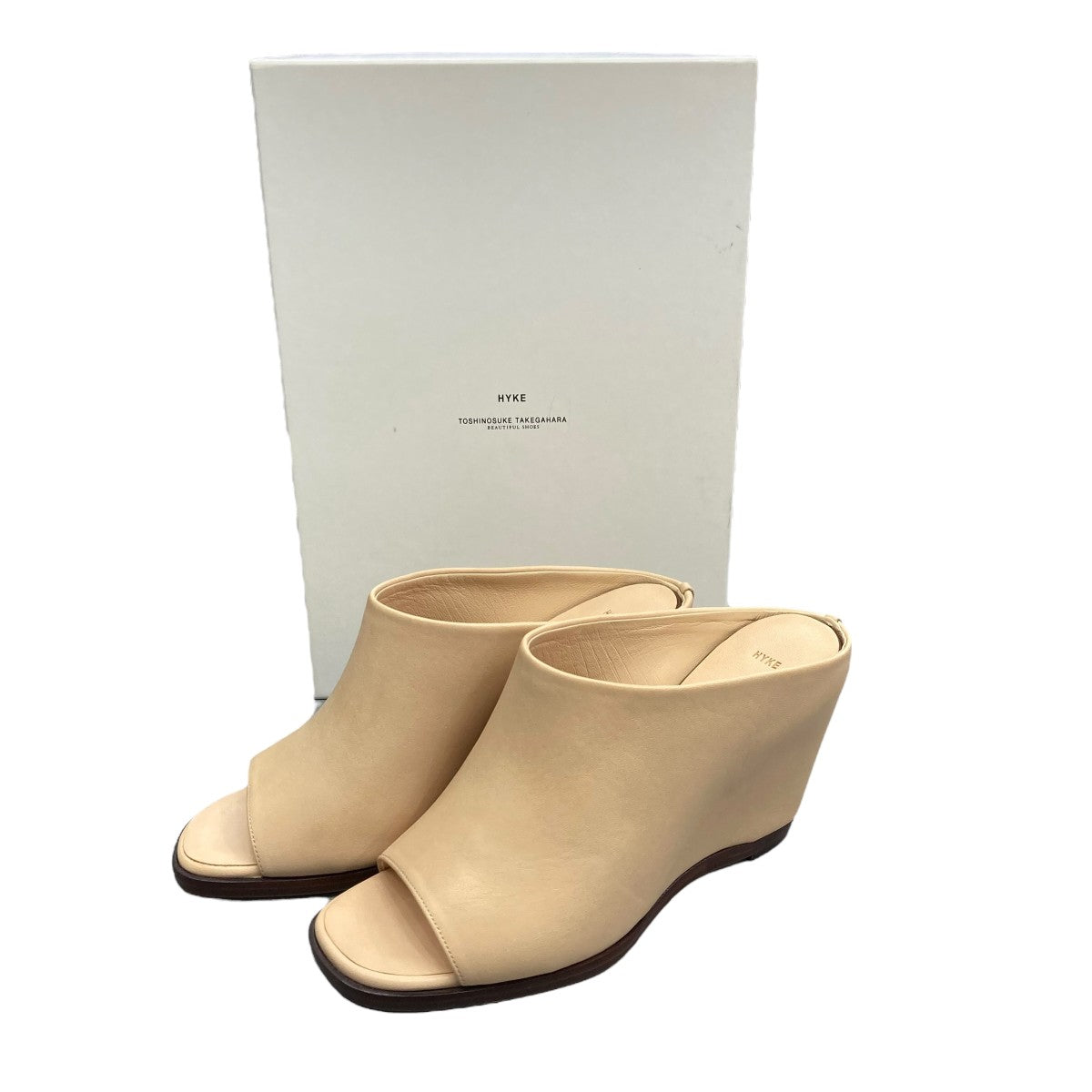 HYKE×BEAUTIFUL SHOES LEATHER MULES(OPEN TOE)サンダル19177 古着・中古-8枚目のアイテム画像