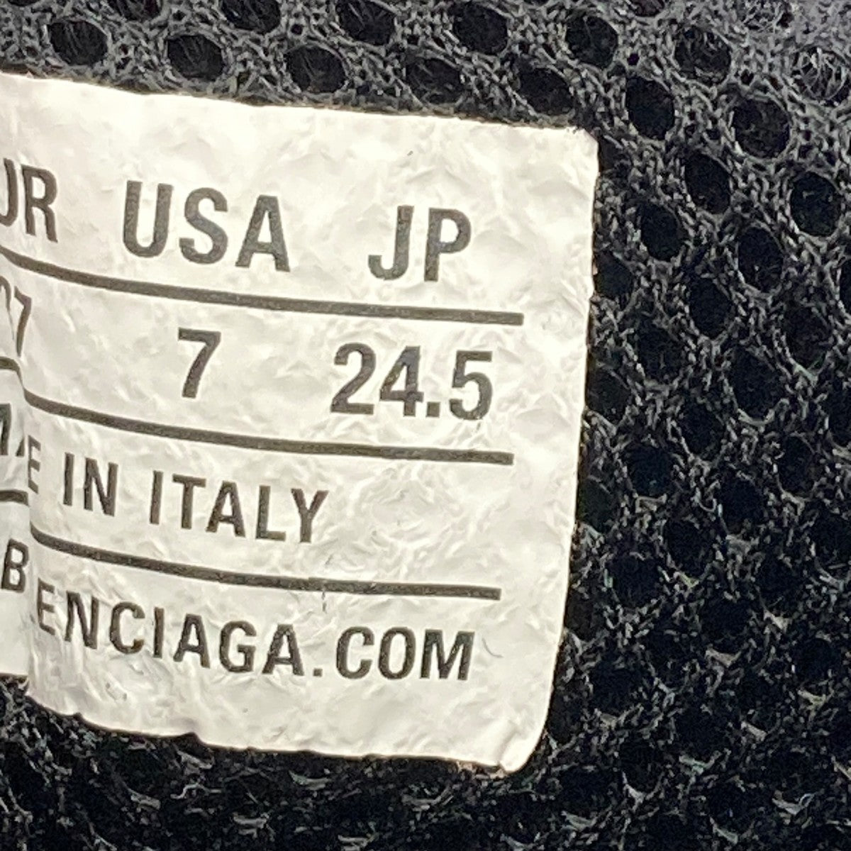 BALENCIAGA(バレンシアガ) PHANTOMスニーカー ブラック サイズ 24.5CM