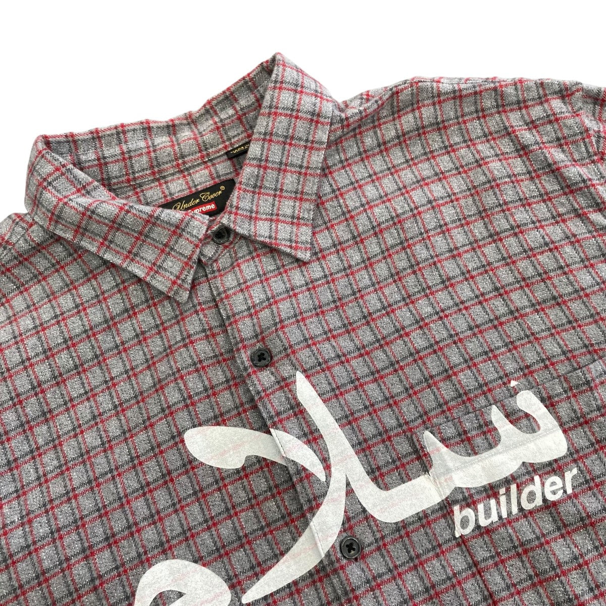 Supreme×UNDERCOVER 23SSS S Flannel Shirt Grey Plaid半袖