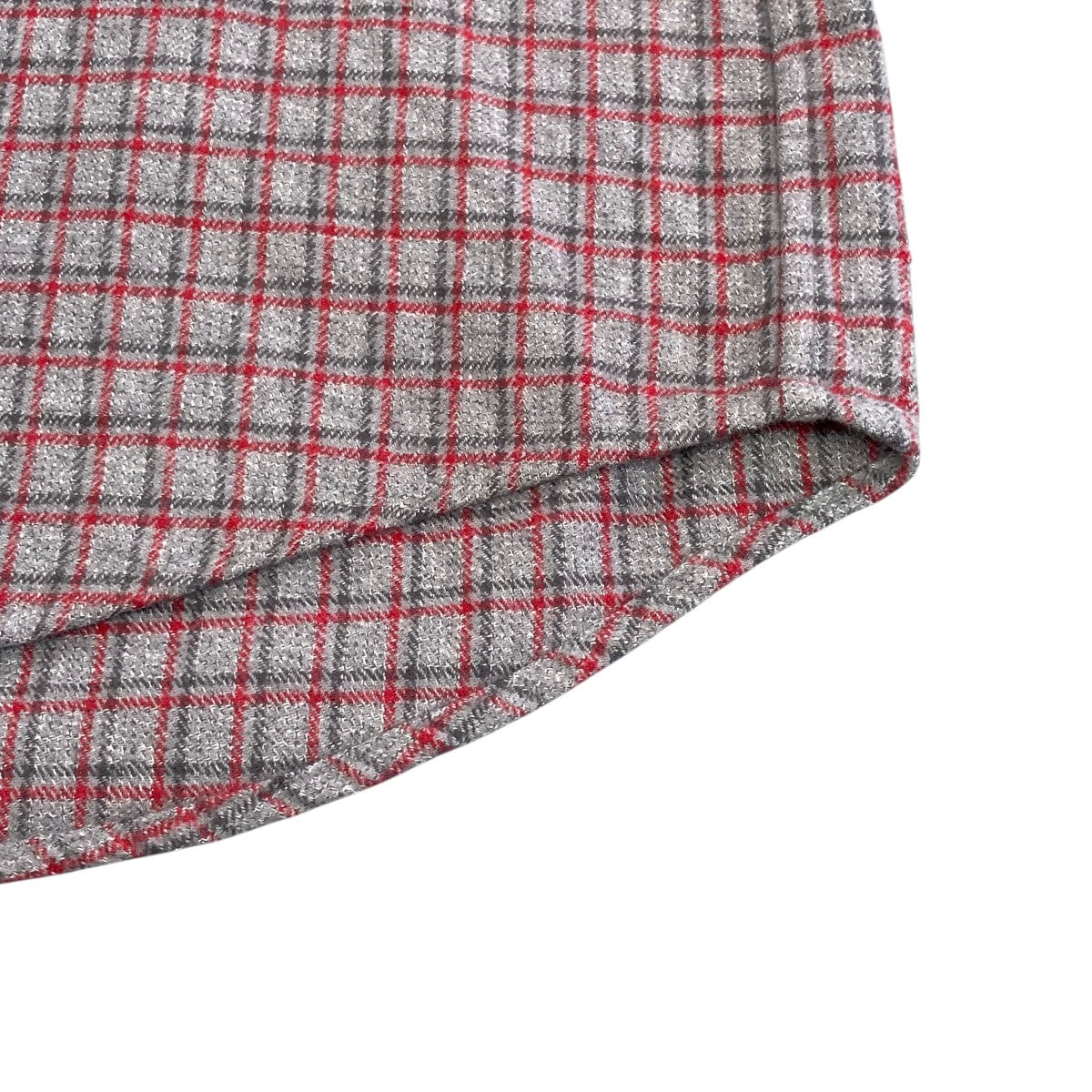 Under Cover Supreme 半袖シャツ グレー/レッドチェック UNDERCOVER×Supreme 半袖チェックシャツ レッド サイズ M