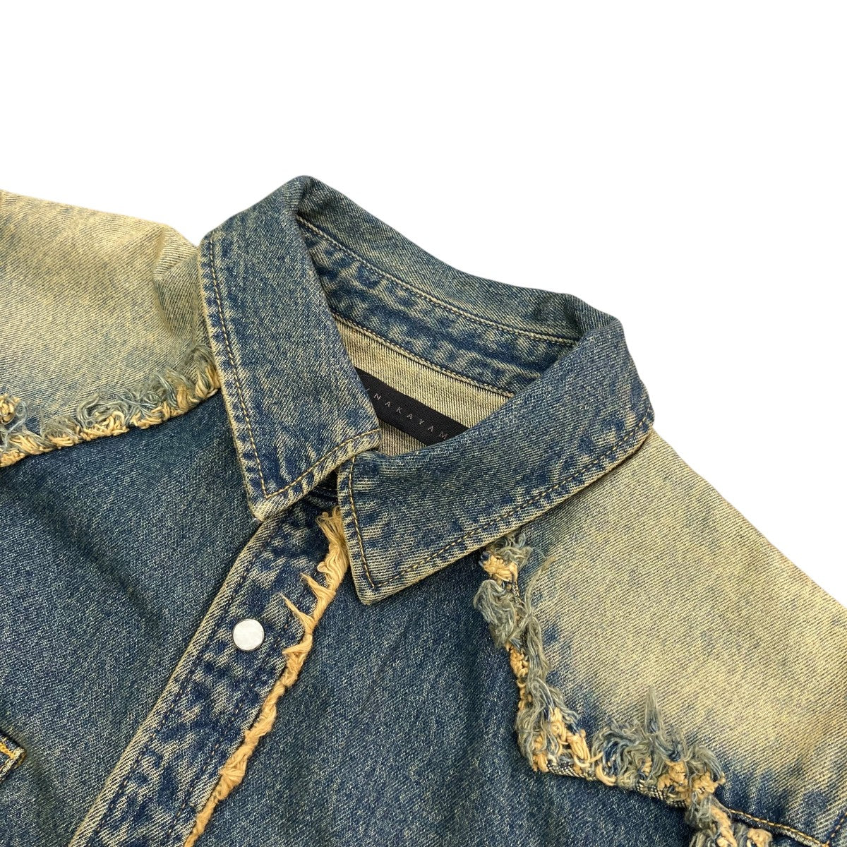 JUN NAKAYAMA(ジュン ナカヤマ) 24AWFRINGE DENIM SHIRTSデニム