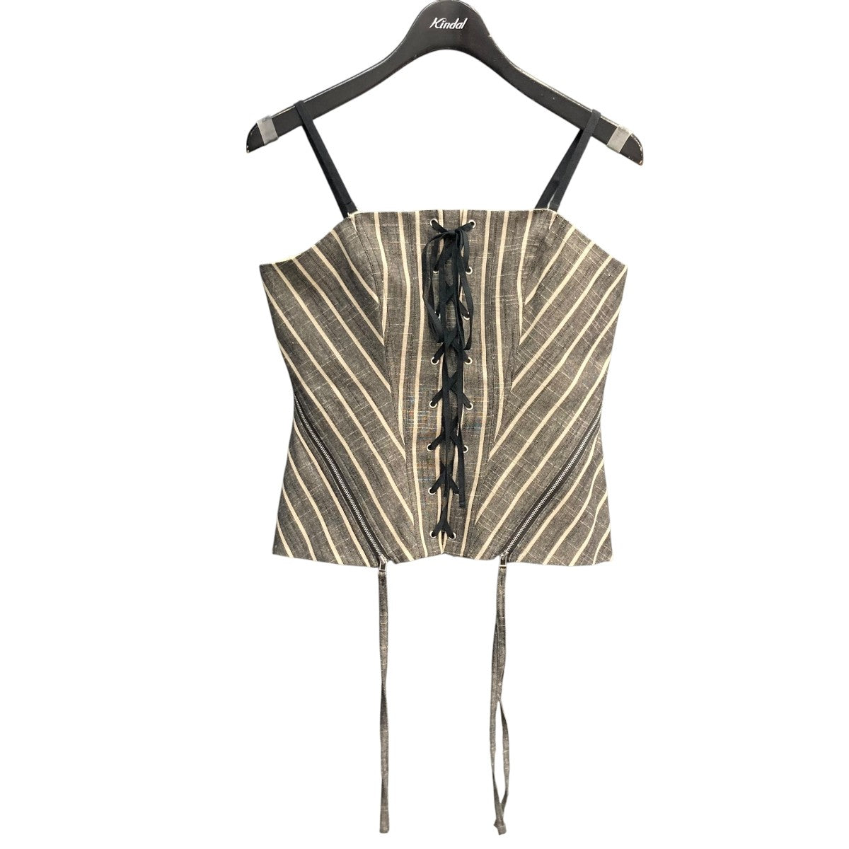 MAISON SPECIAL(メゾンスペシャル) Stripe Lace Up Bustier