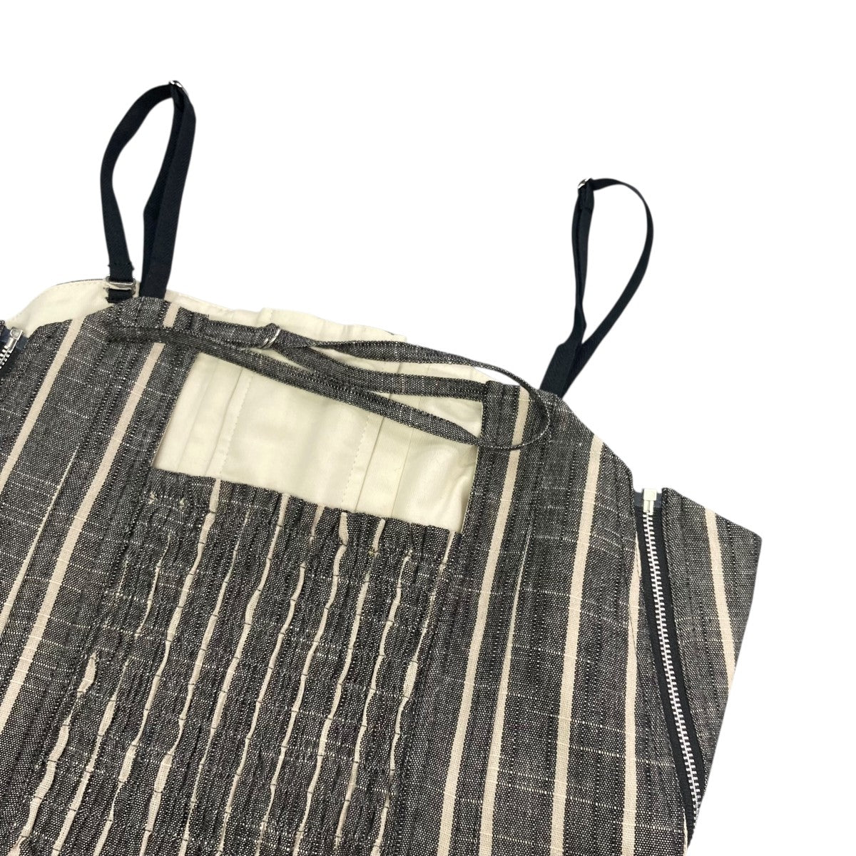 【くりきんとき】MAISON SPECIAL アメスリビスチェ　ストライプ MAISON SPECIAL(メゾンスペシャル) Stripe Lace Up Bustier