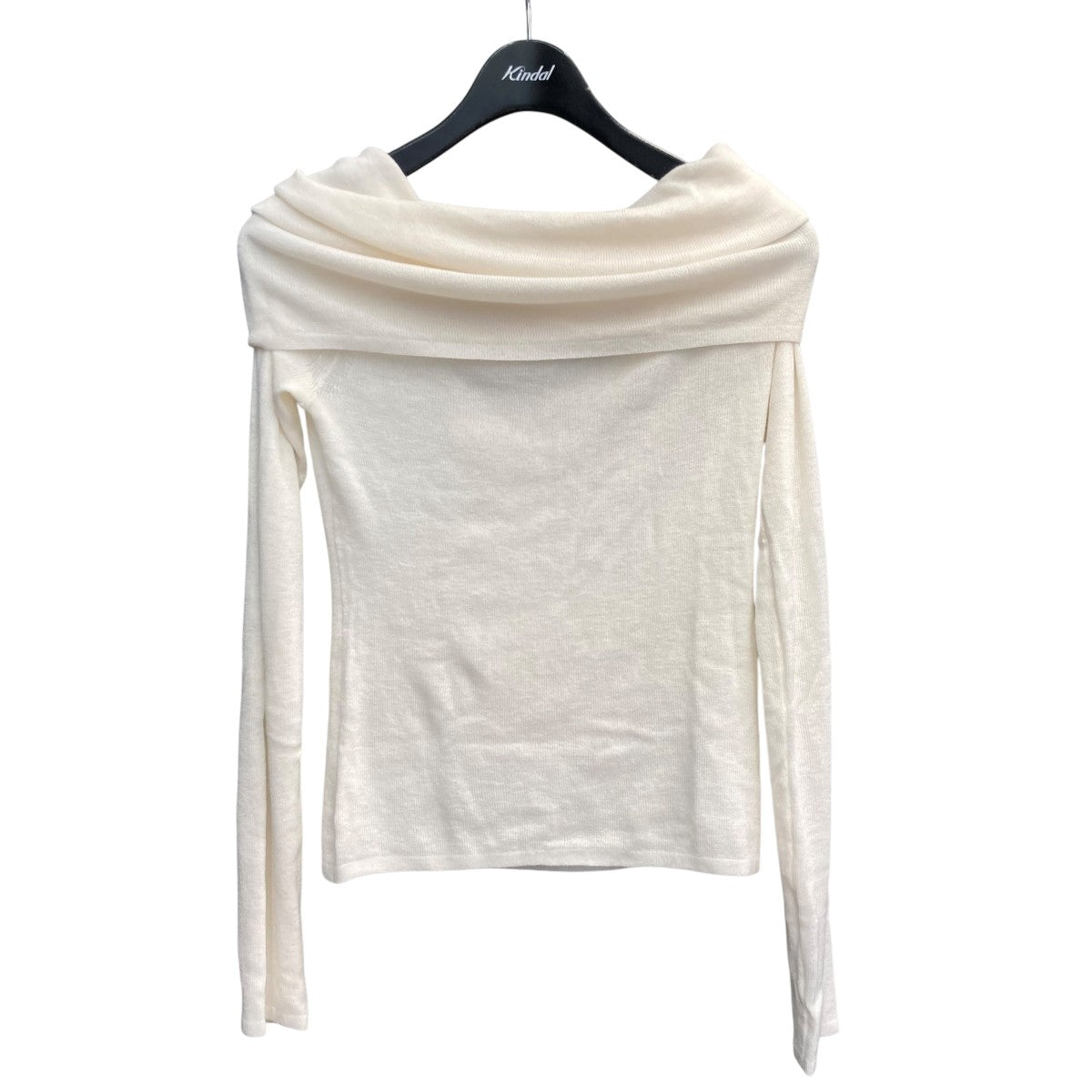 ドレープギャザーオフショルニットプルオーバーオフショルダーニットFWNT245211