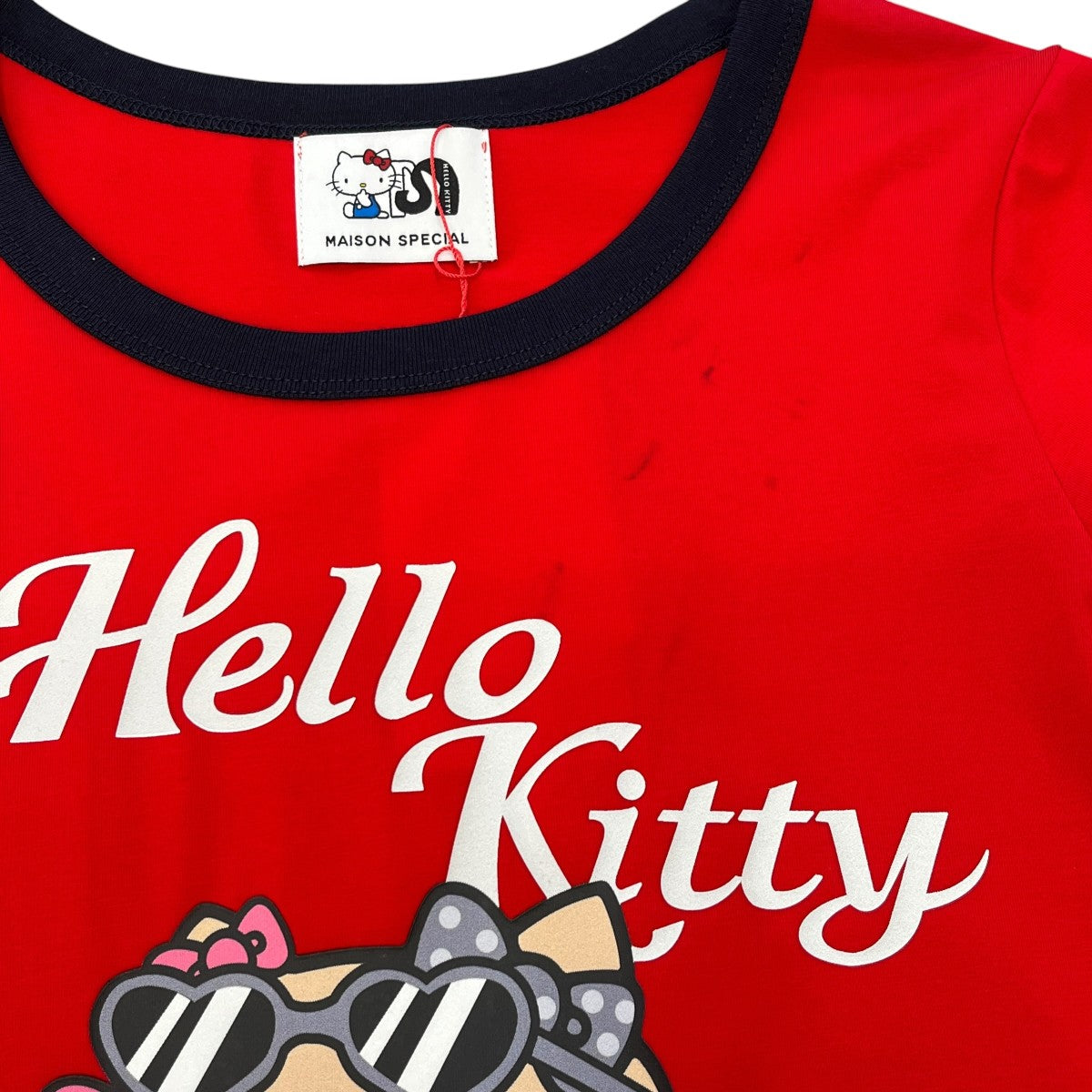 MAISON SPECIAL×HELLO KITTY Ringer T-shirtリンガーTシャツ21251415810 古着・中古-7枚目のアイテム画像