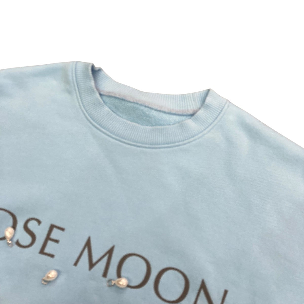 JOSE MOON(ジョゼムーン) LOGO PEARL SWEATロゴスウェット