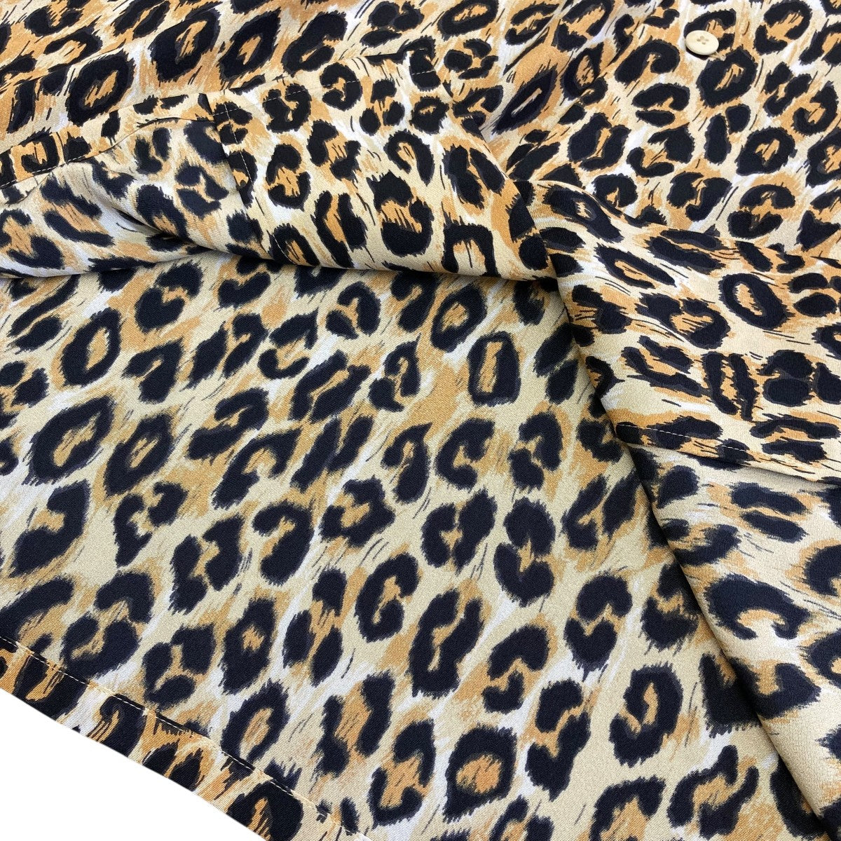 VISVIM(ビズビム) CROSBY SHIRT S S LEOPARD CHIRIMEN半袖シャツ