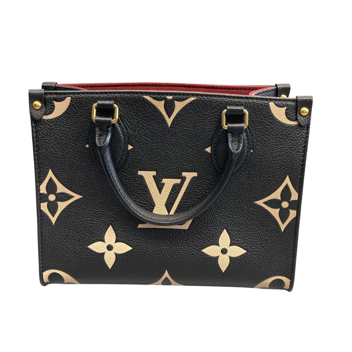 LOUIS VUITTON ルイ・ヴィトン オンザゴー MM ハンドバック オンザゴー MM バイカラー モノグラム・アンプラント レザー