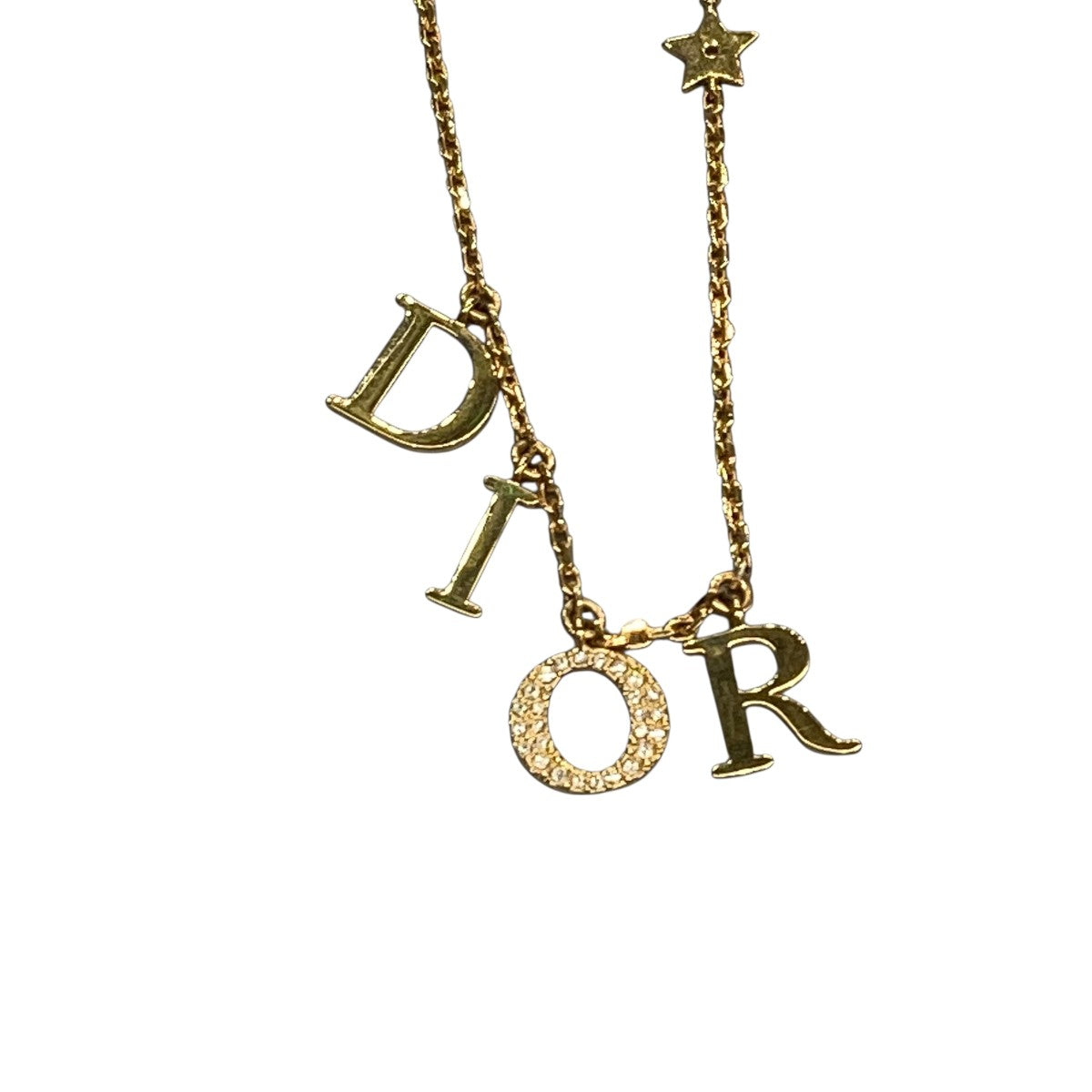 中古　ディオール・アクセサリー・ネックレス&ピアス 楽天市場】質屋 Christian Dior ディオール ネックレス Diorロゴ
