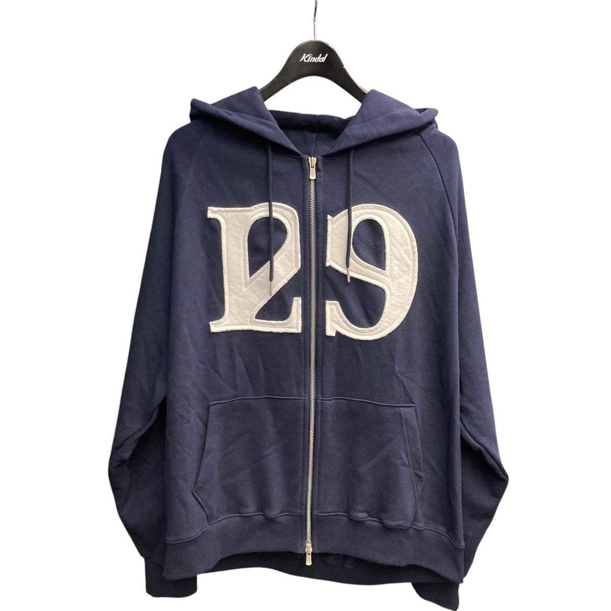 ILLIGO LOGO PATCH HOODIE ZIP-UPジップパーカー 古着・中古-1枚目のアイテム画像