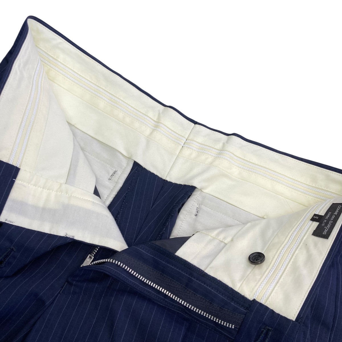 20AW コムデギャルソンオムプリュス 定番ポリ混スラックス Mサイズ COMME des GARCONS HOMME PLUS(コムデギャルソンオムプリュス) 21AW1