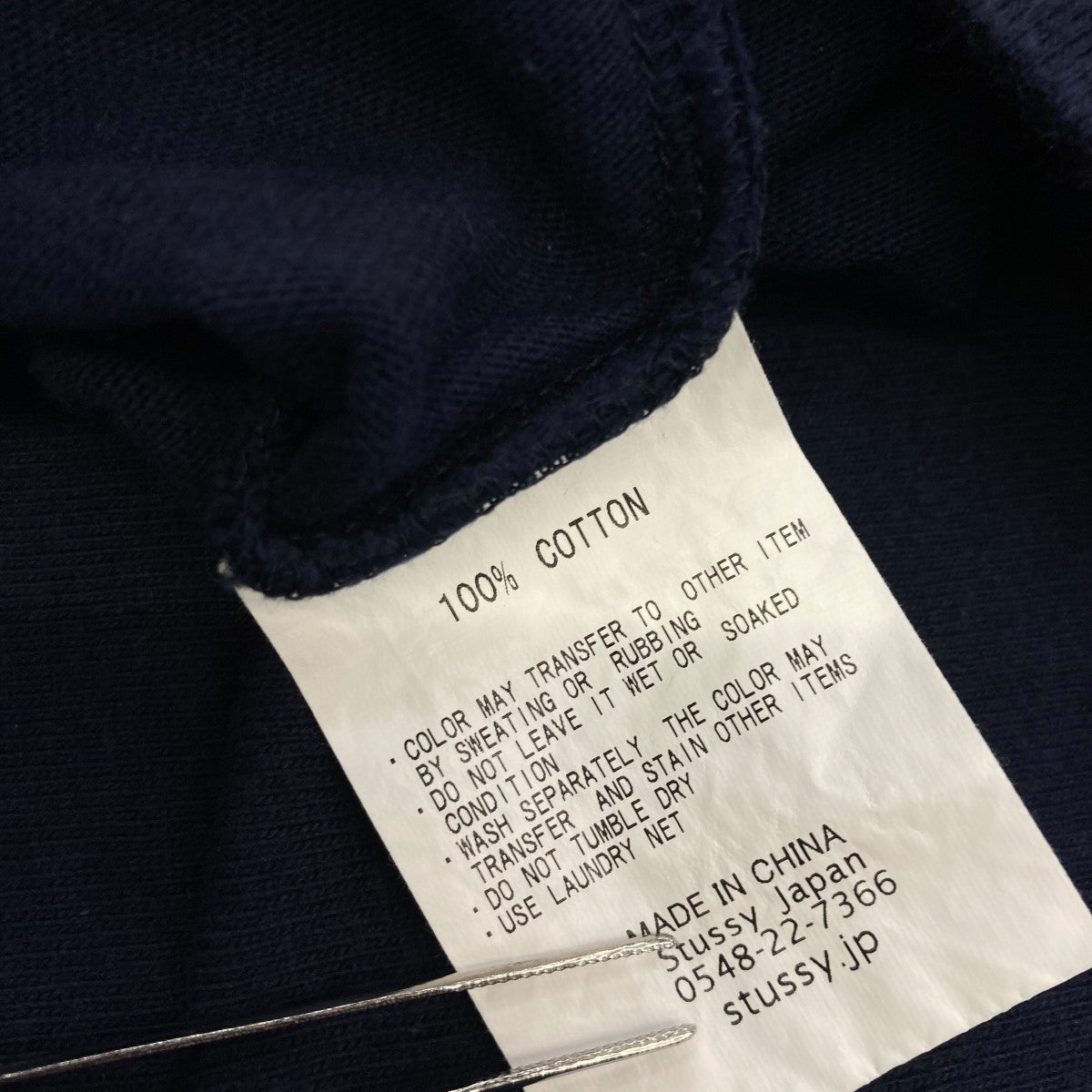 Stussy ネイビー 長袖Tシャツ Mサイズ STUSSY 「STUSSY」 長袖Tシャツ M ネイビー メンズ : ZOZOTOWN