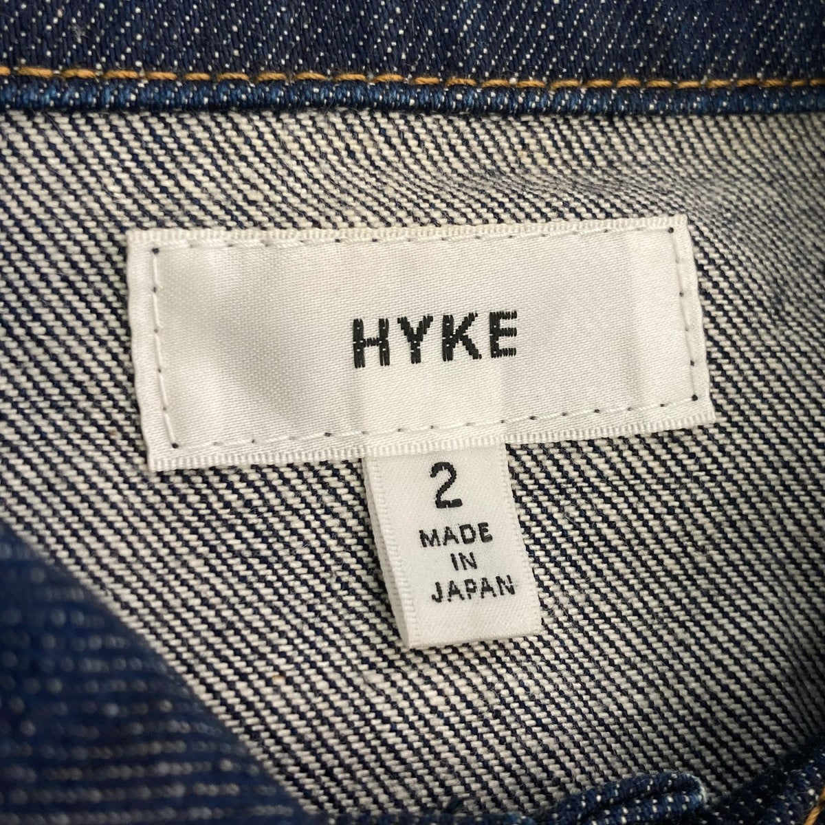 HYKE デニムジャケット サイズ2 日本製 HYKE denim jacket type2 / Style | st company online store