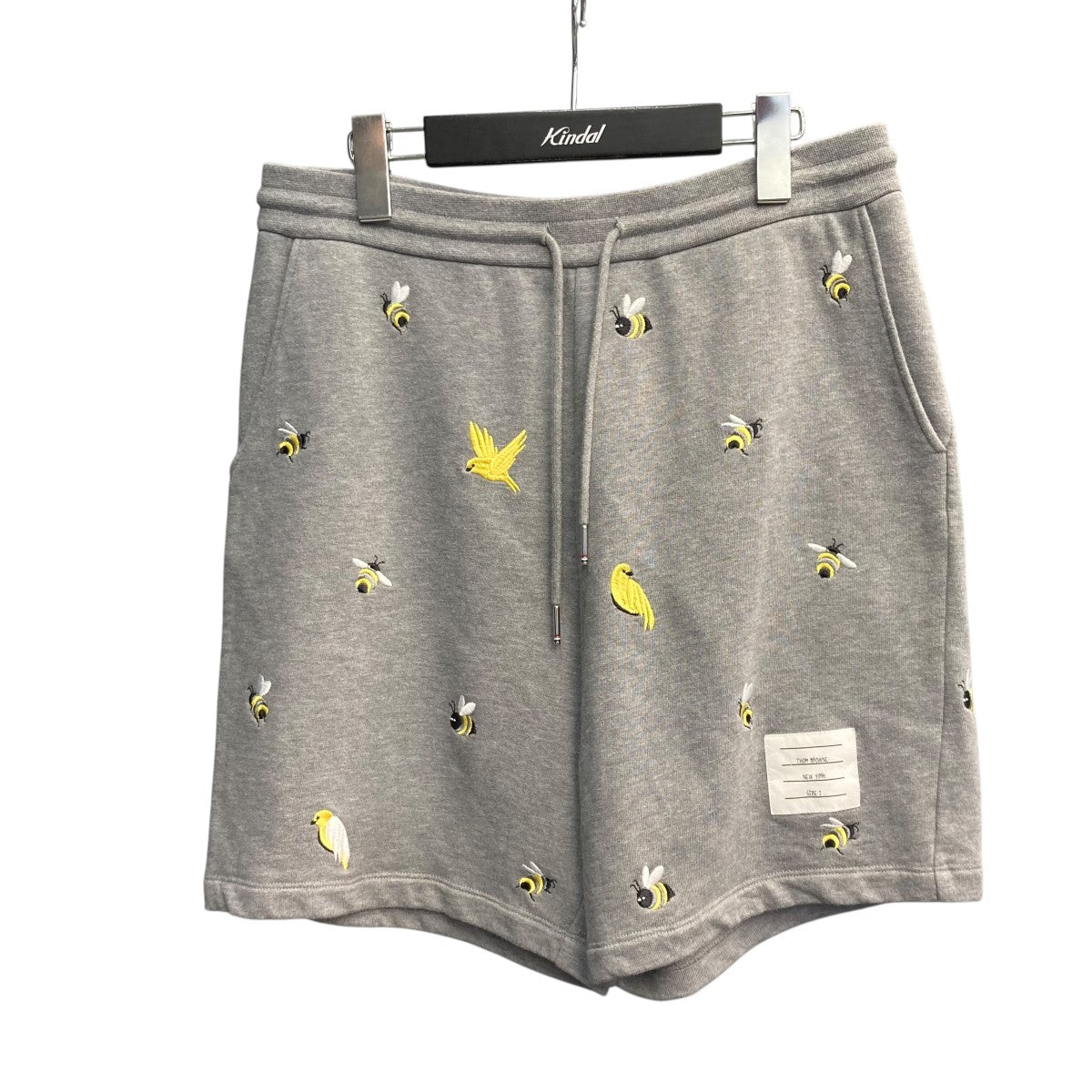 Thom Browne Bird and Bee Embroidered ShortsハーフパンツMJQ162E-06931-035 古着・中古-1枚目のアイテム画像