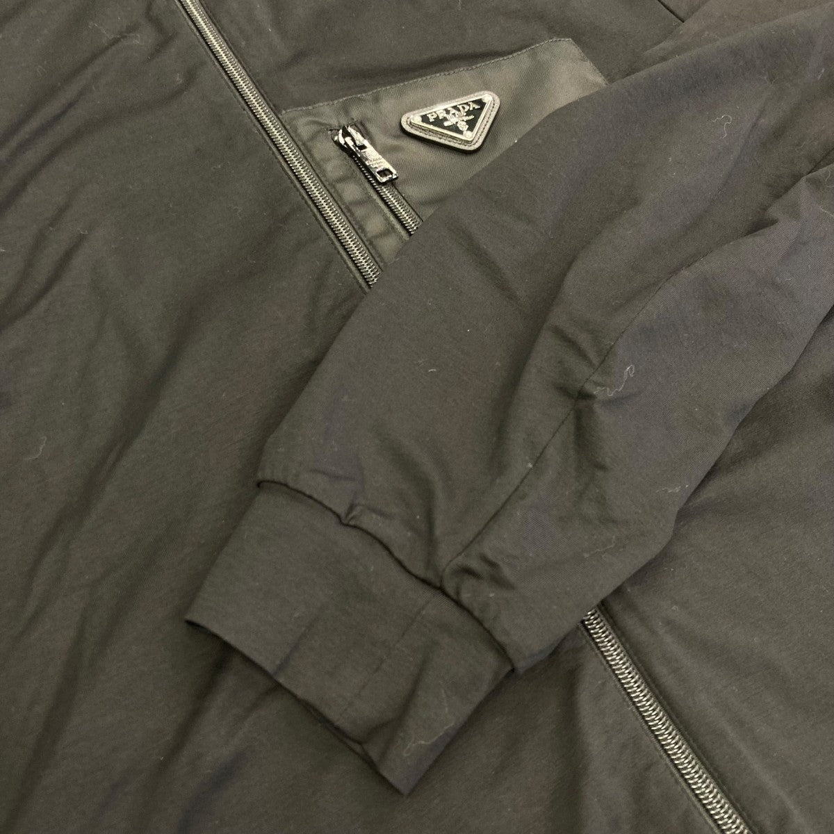 PRADA(プラダ) 2022ジップパーカーUJL79A UJL79A ブラック サイズ L