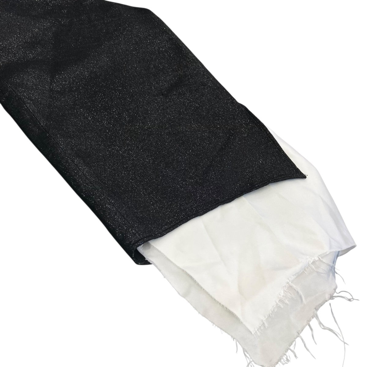 正規 16AW sulvam カットオフ 変形 スラックス ステッチ 119P▲ sulvam(サルバム) 22AWカットオフスラックスSQ-P07-400 SQ-P07