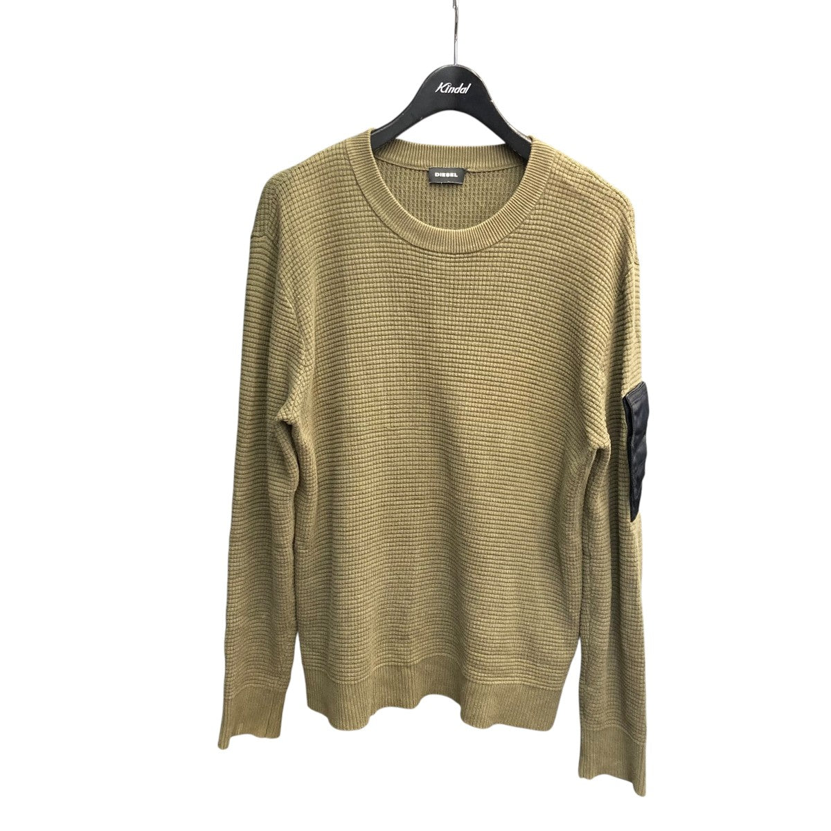 ディーゼルニット DIESEL(ディーゼル) クルーネックニット グリーン サイズ M