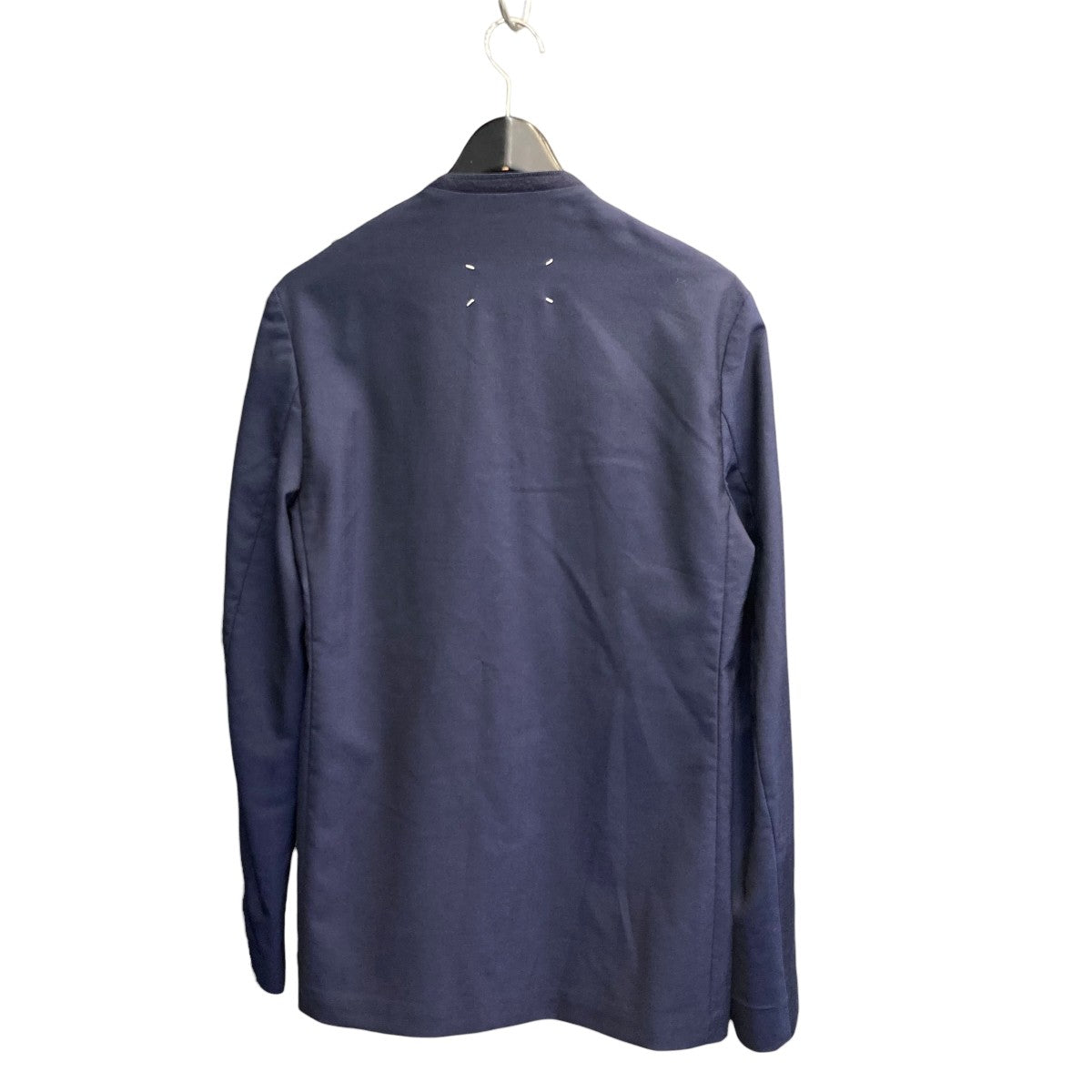Maison Margiela ノーカラージャケット ネイビー マルジェラのノーカラージャケット。 - 1LDK NAKAMEGURO