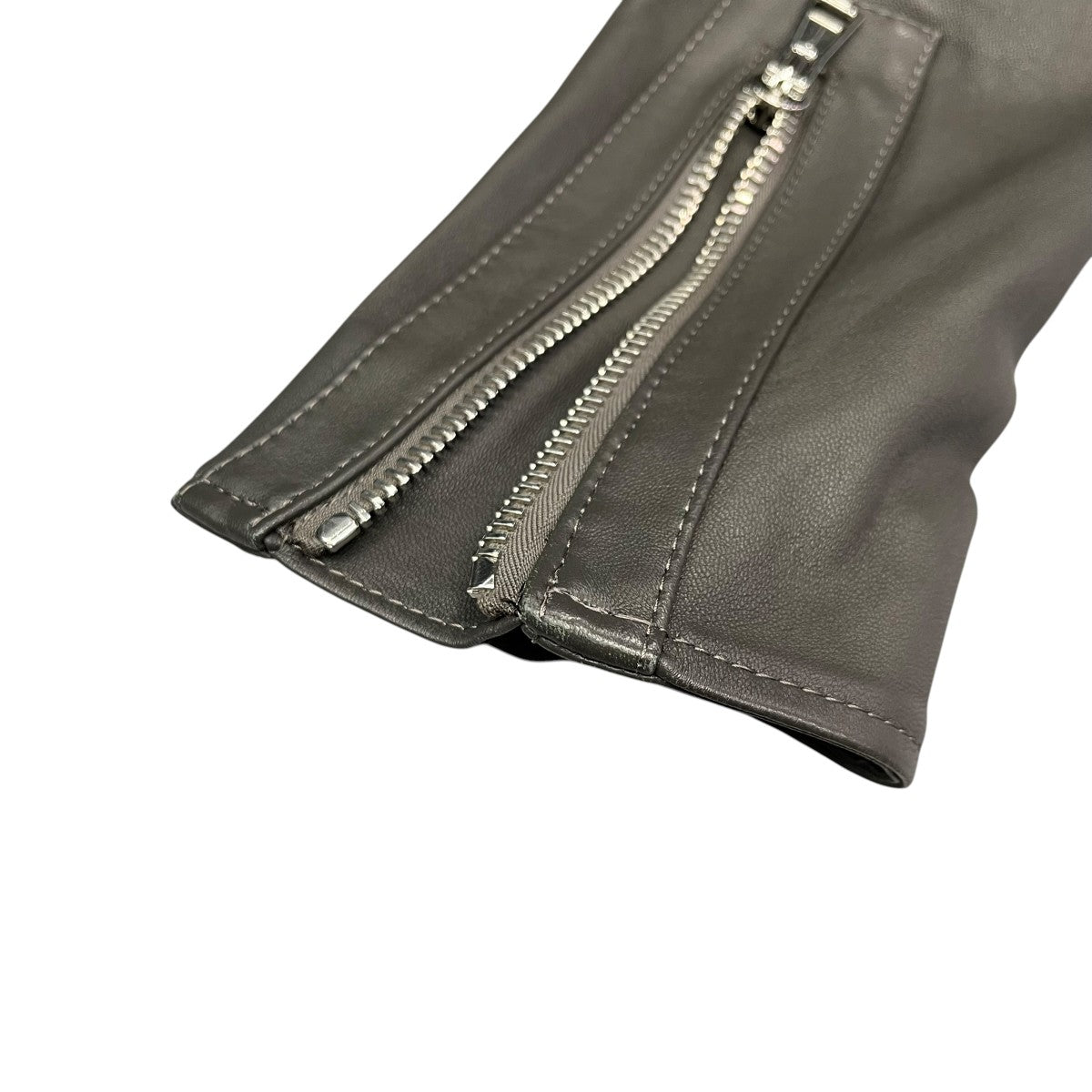 23SSLEATHER SEMI W-RIDERSレザージャケットMRB571 LAB046