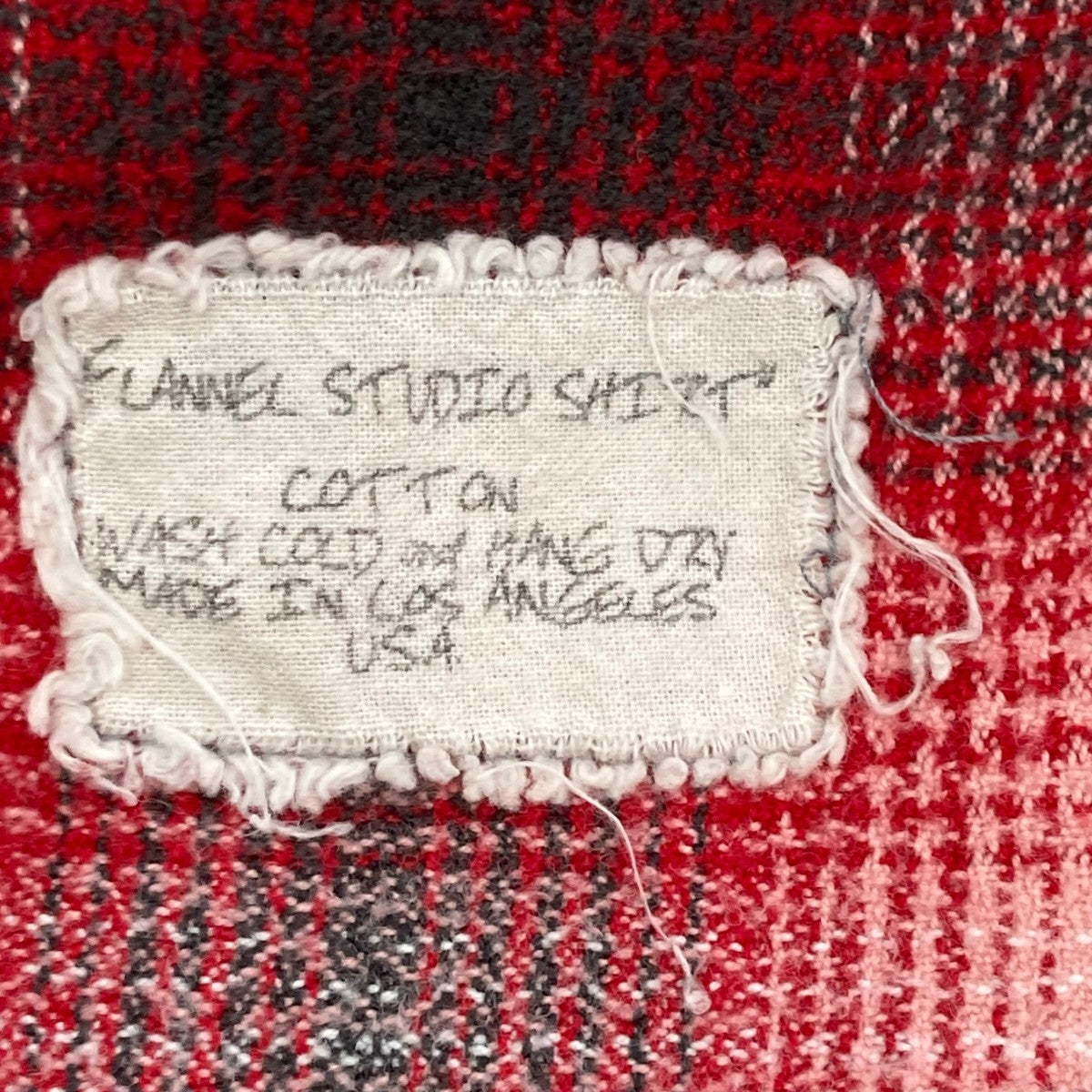 GREE LAUREN studio shirts フランネル Greg Lauren フランネルスタジオシャツ 3 GREG LAUREN◇COLLARED