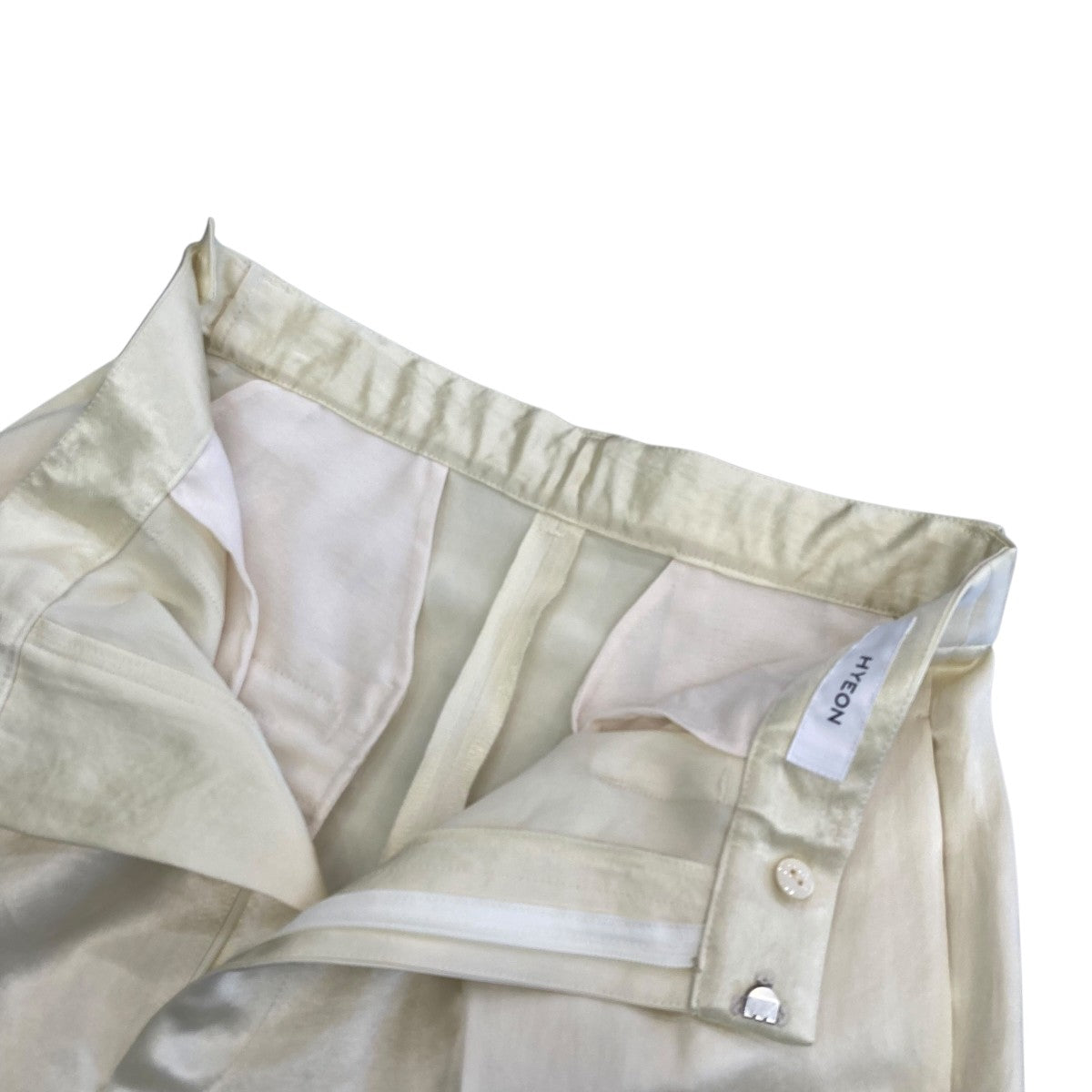 HYEON(ヘヨン) pearl pants2タックパンツHY24SSPT-01 HY24SSPT-01
