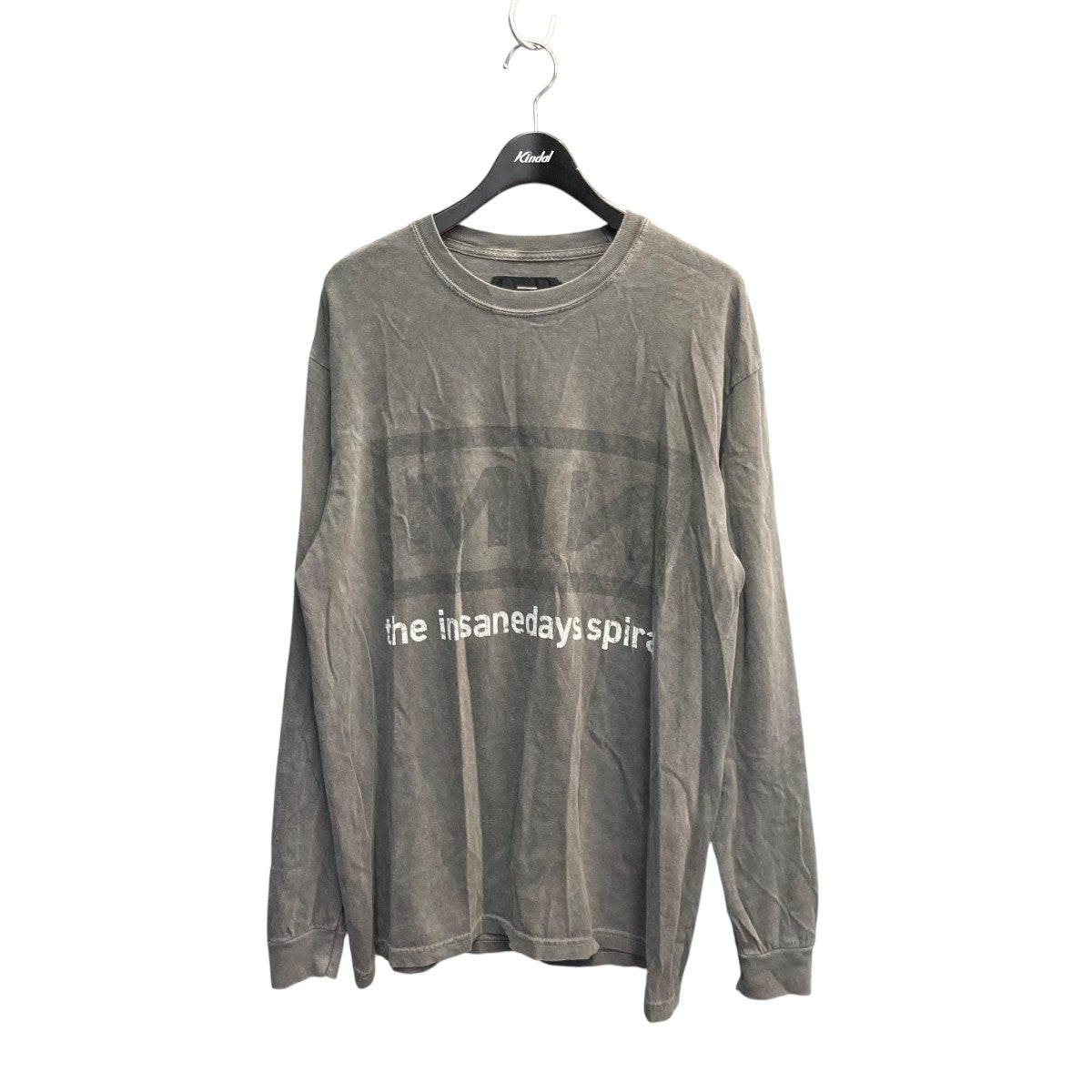 新品未使用❣️ ALWAYS OUT OF STOCK 長袖　Tシャツ 　XL MINUS(マイナス) Bootleg Long Sleeve長袖Tシャツ グレー サイズ