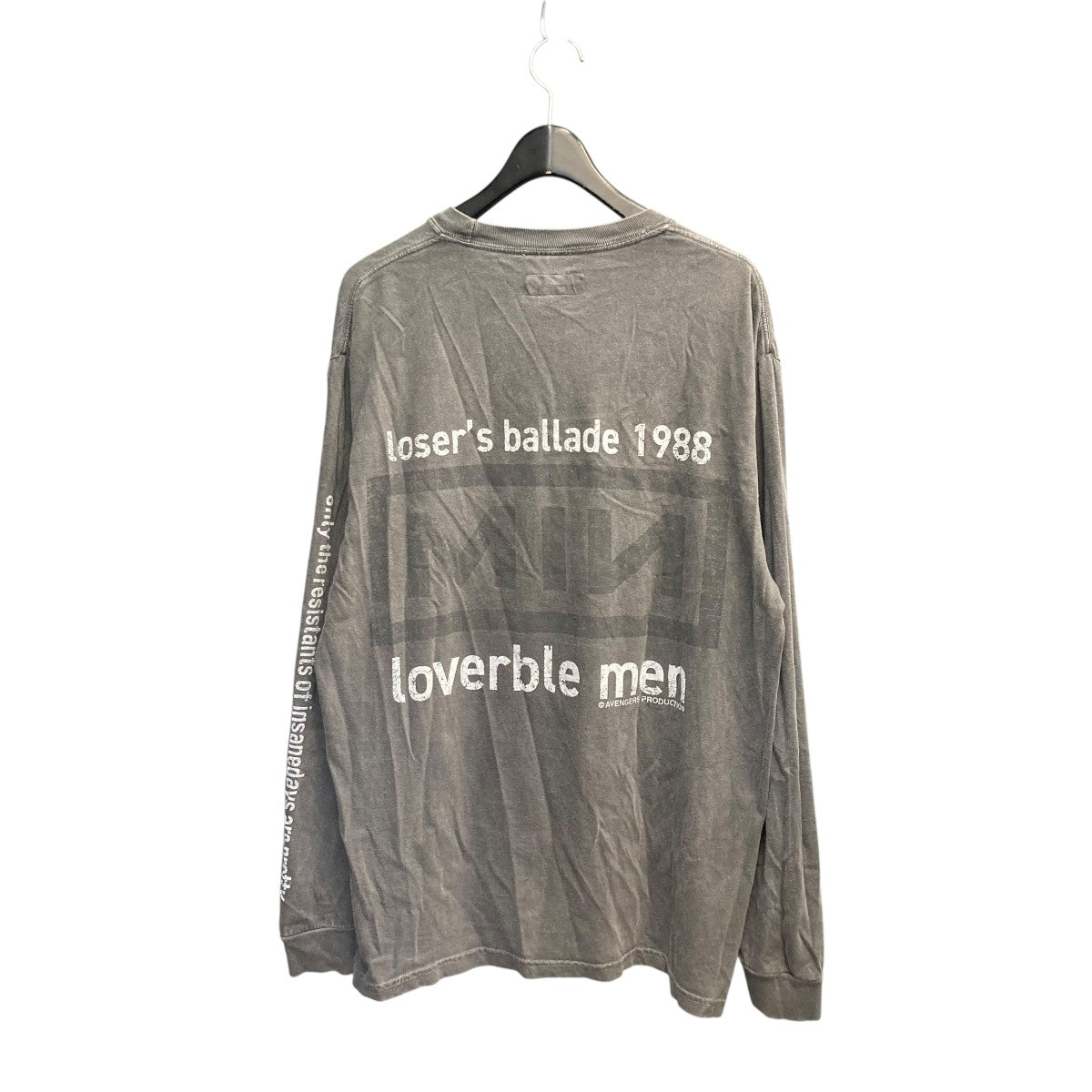 MINUS(マイナス) Bootleg Long Sleeve長袖Tシャツ グレー サイズ