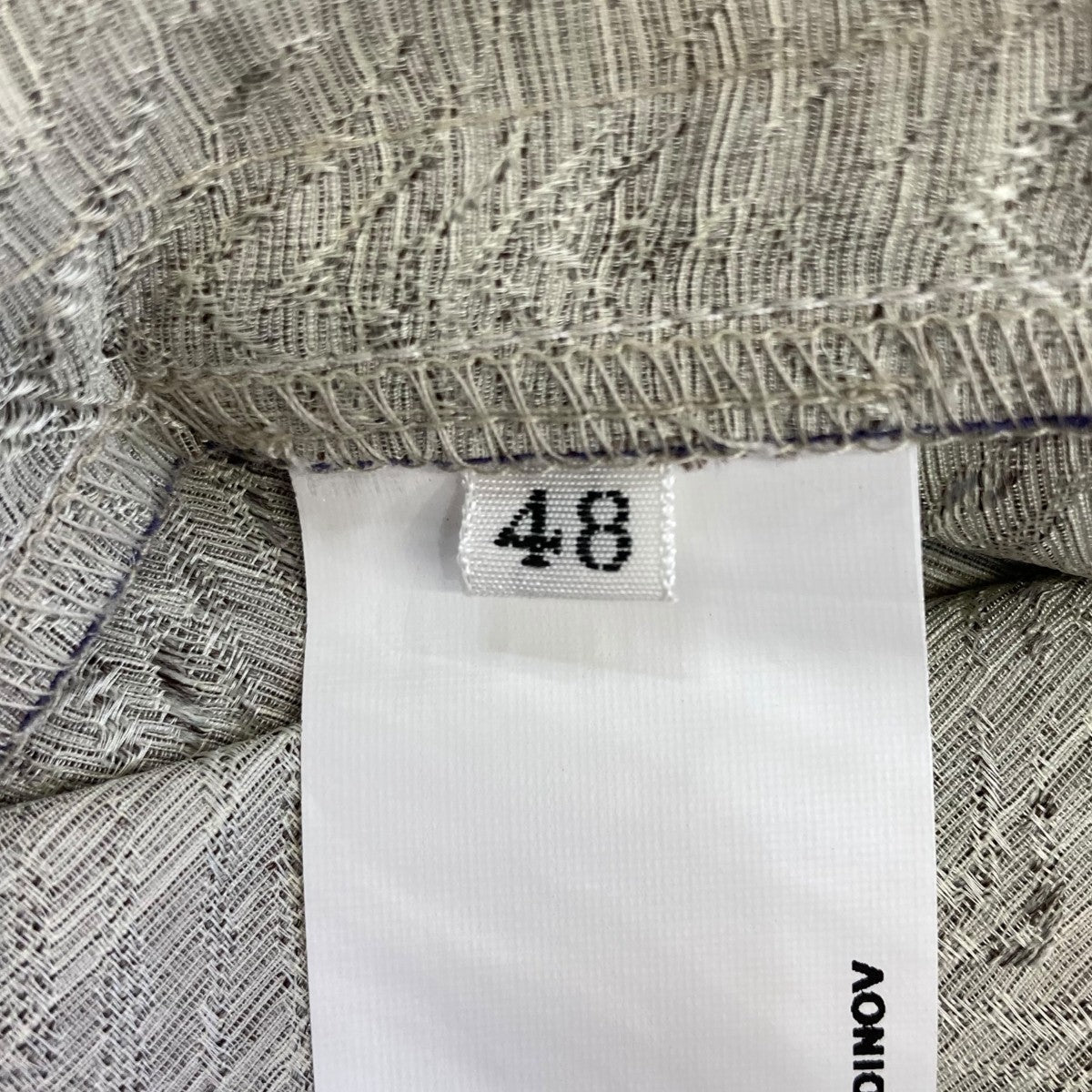 キコ コスタディノフ 22ss トリノ シャツ 半袖長袖切り替え可能 KIKO KOSTADINOV 22ss TORINO JACKET 50 半袖長袖切り替え可能