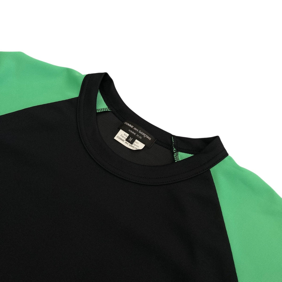 新品未使用　25ss ラグラン切替エステルtシャツ　コムデギャルソンオムプリュス COMME des GARCONS HOMME PLUS(コムデギャルソンオムプリュス