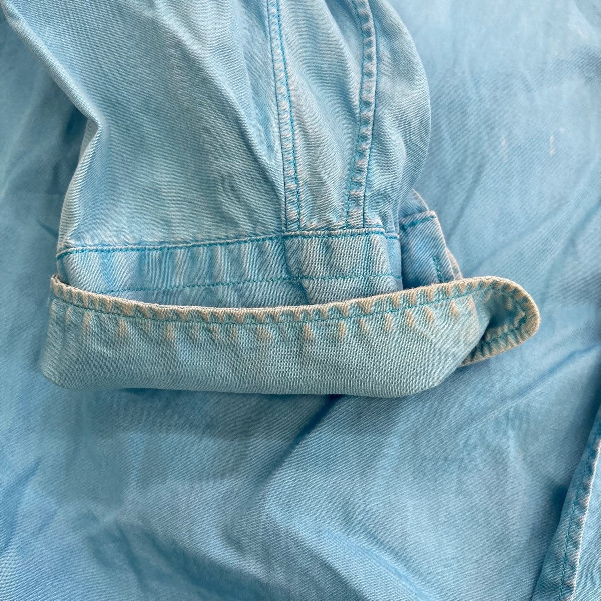 LQ Y's for men 80s 90s コットンギャバ ドレス シャツ L LQ Y's for men 80s 90s コットンギャバ ドレス シャツ L