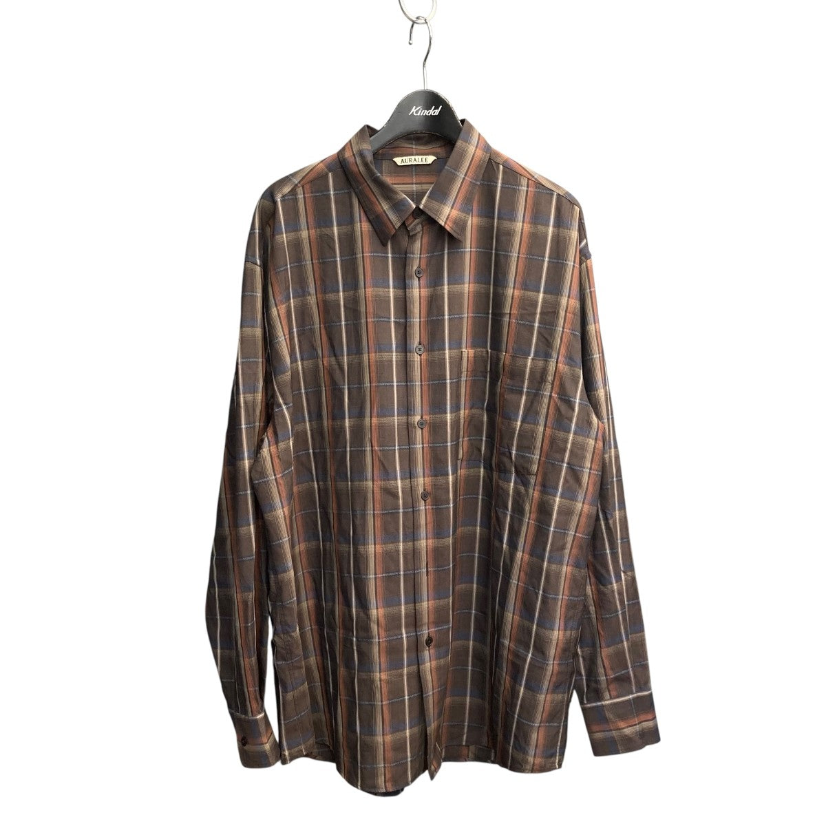 AURALEE(オーラリー) 24SSSUPER LIGHT WOOL CHECK SHIRT