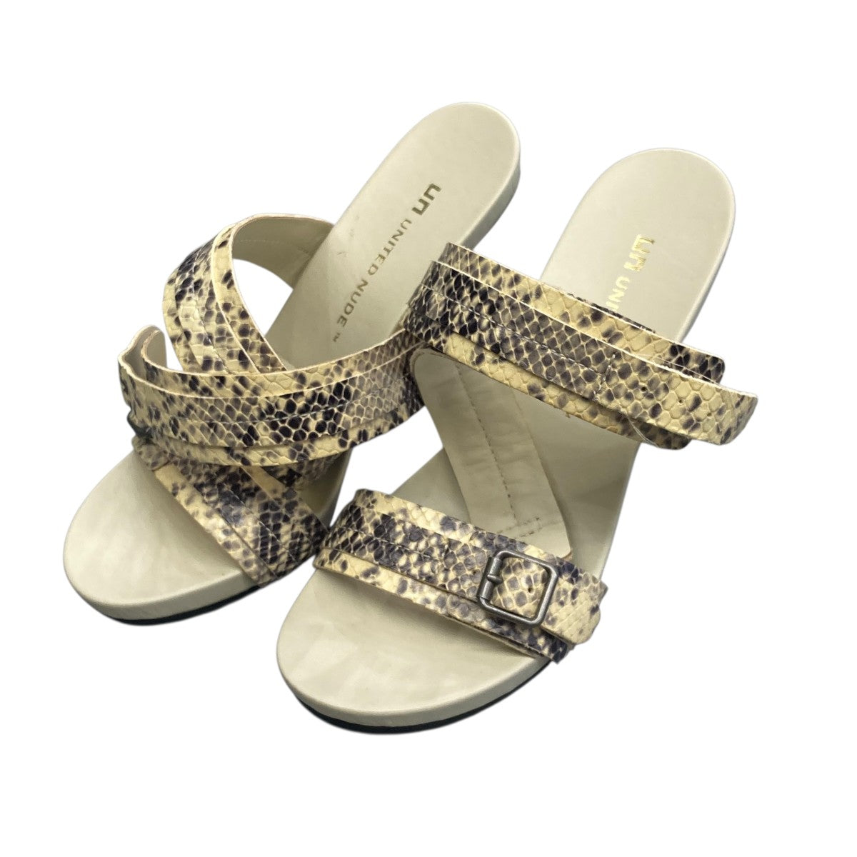 UNITED NUDE(ユナイテッドヌード) ヒールサンダル ベージュ｜【公式