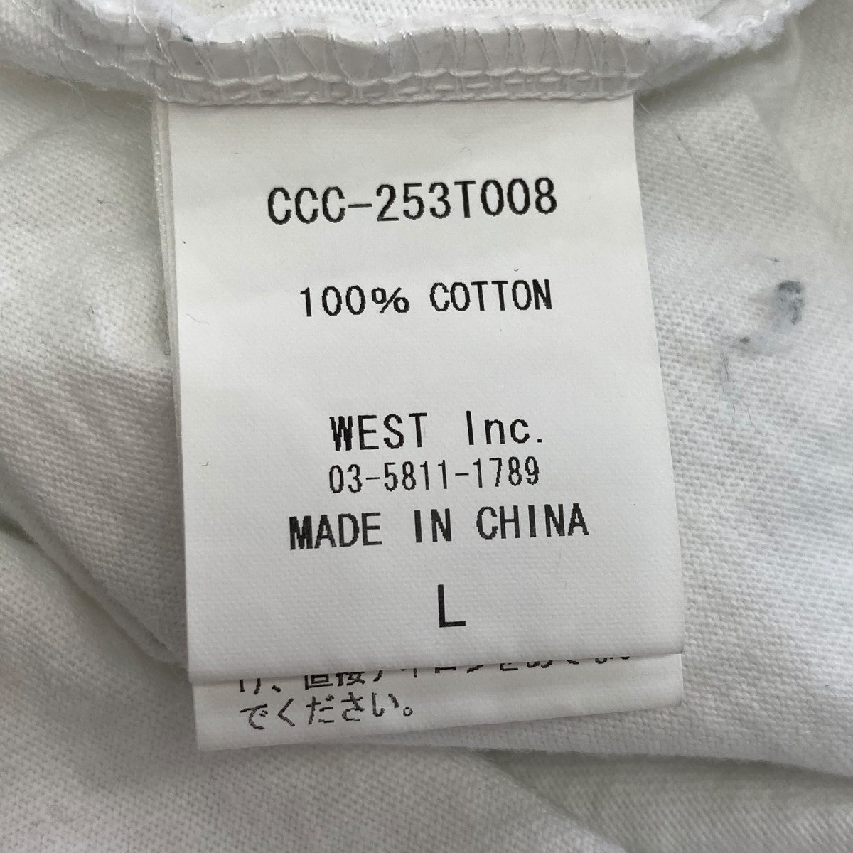CITY COUNTRY CITY 半袖カットソーCCC 253T008 古着・中古-6枚目のアイテム画像