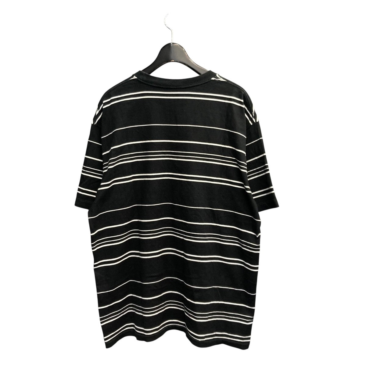 COOTIE PRODUCTIONS Supima Border Oversized S S Teeボーダーカットソー 古着・中古-2枚目のアイテム画像