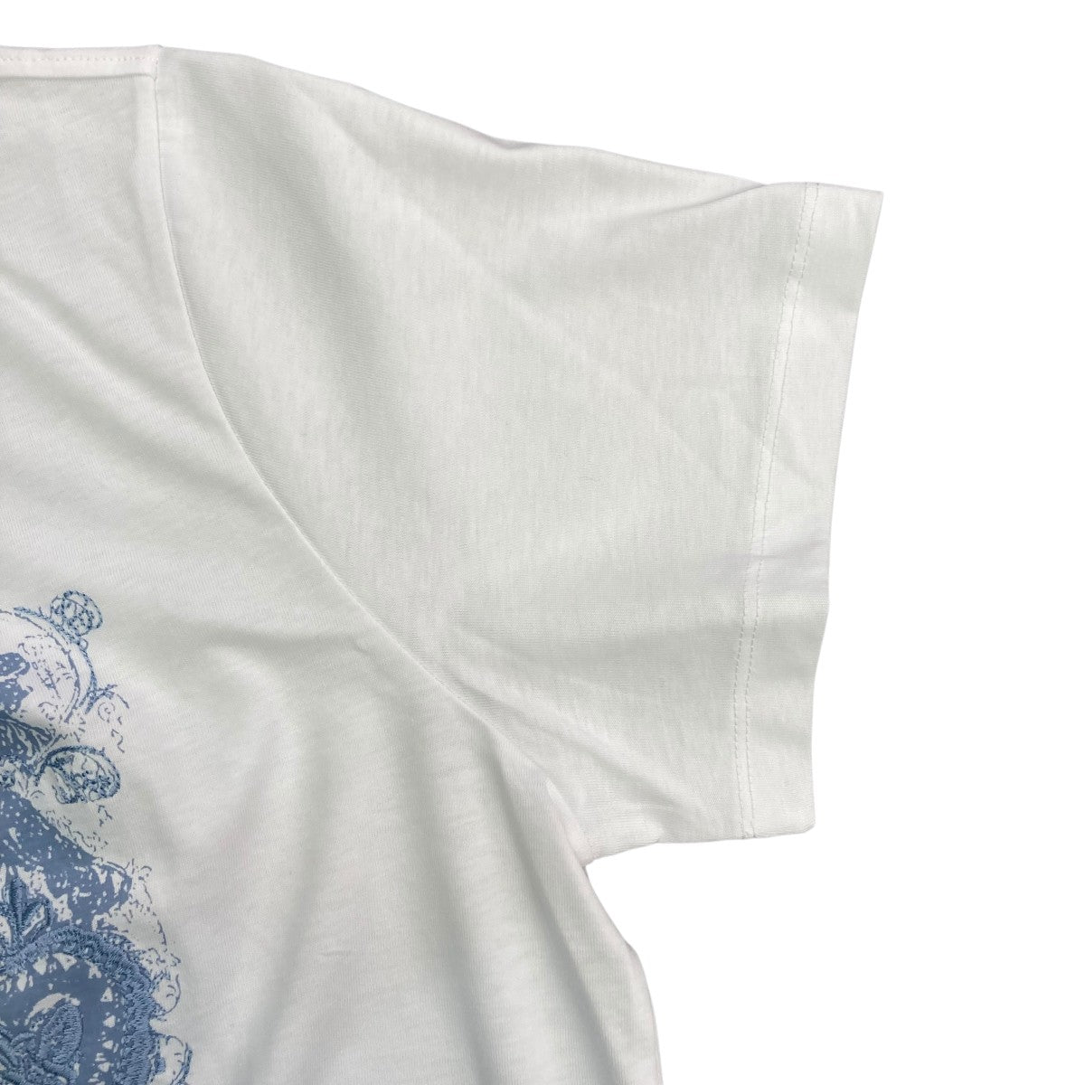 Ganni 25SSBasic Jersey Tattoo Lace Relaxed T-shirtT4158 古着・中古-4枚目のアイテム画像