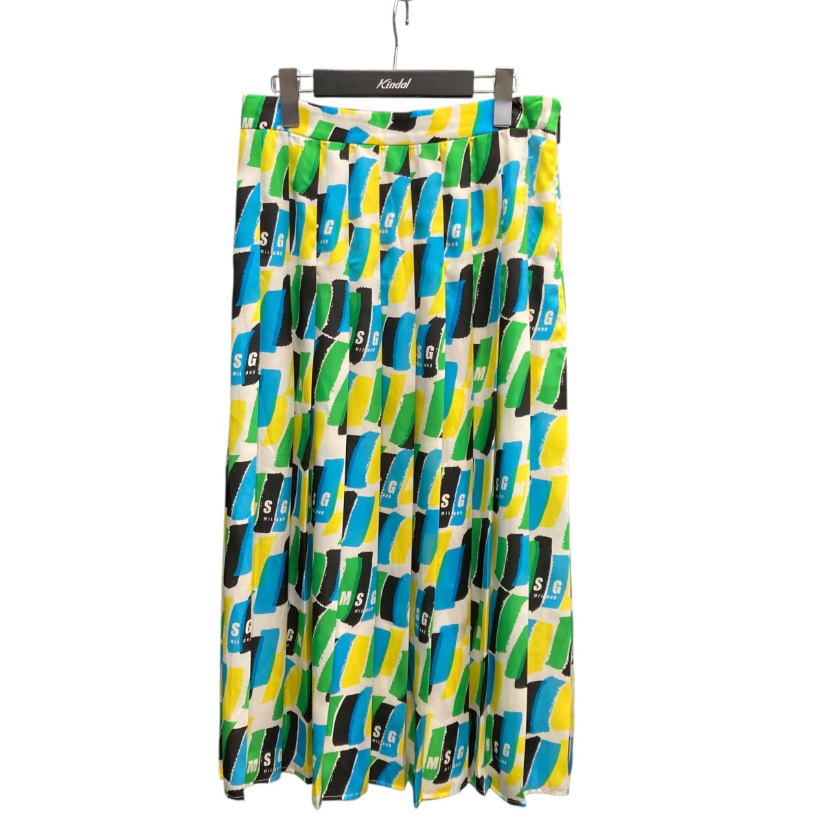 エムエスジーエム MSGM プリーツ ロングスカート マルチカラー MSGM