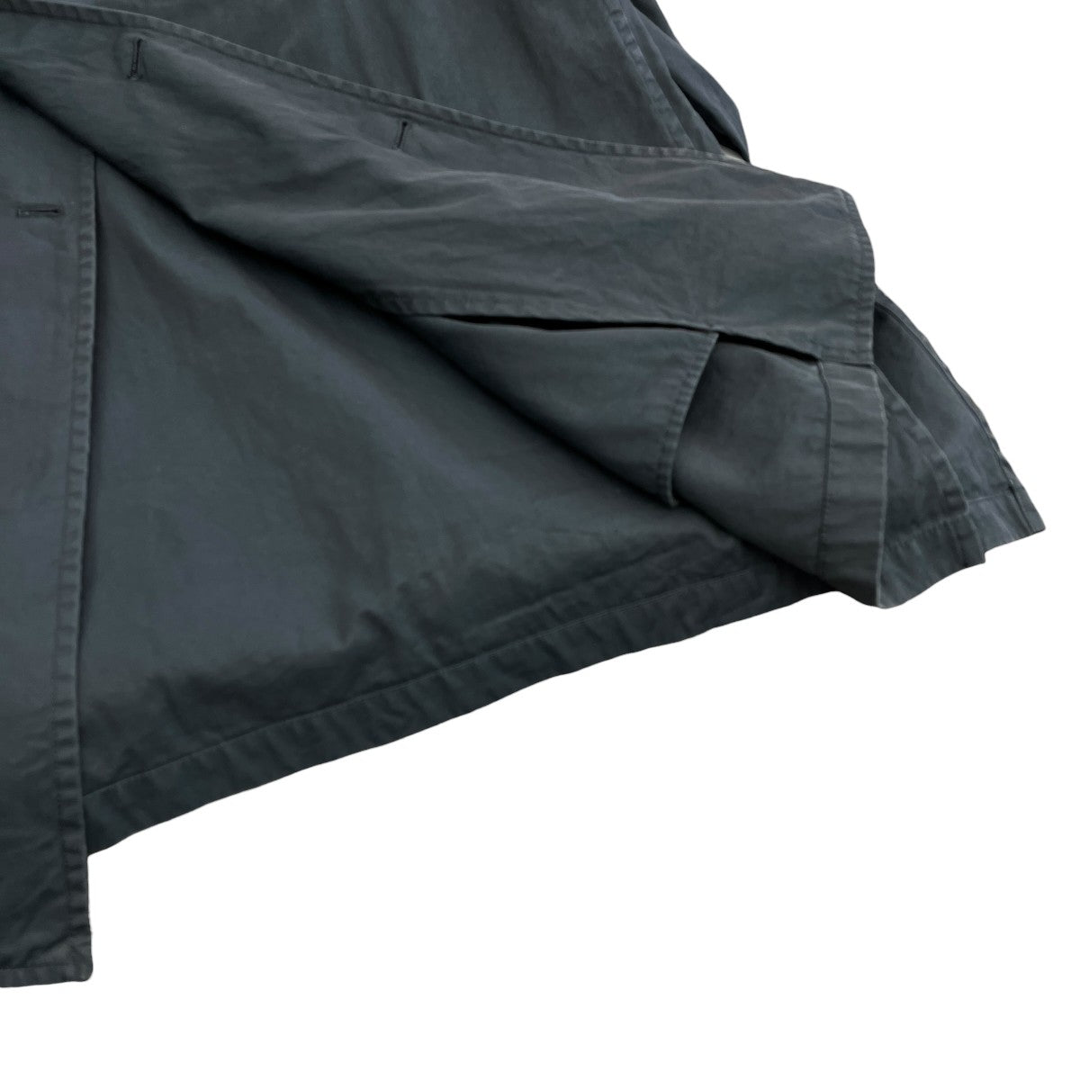 23AWNAVY YARN DYED GABARDINE TRENCH BLOUSONトレンチコートHJ-Y05-509
