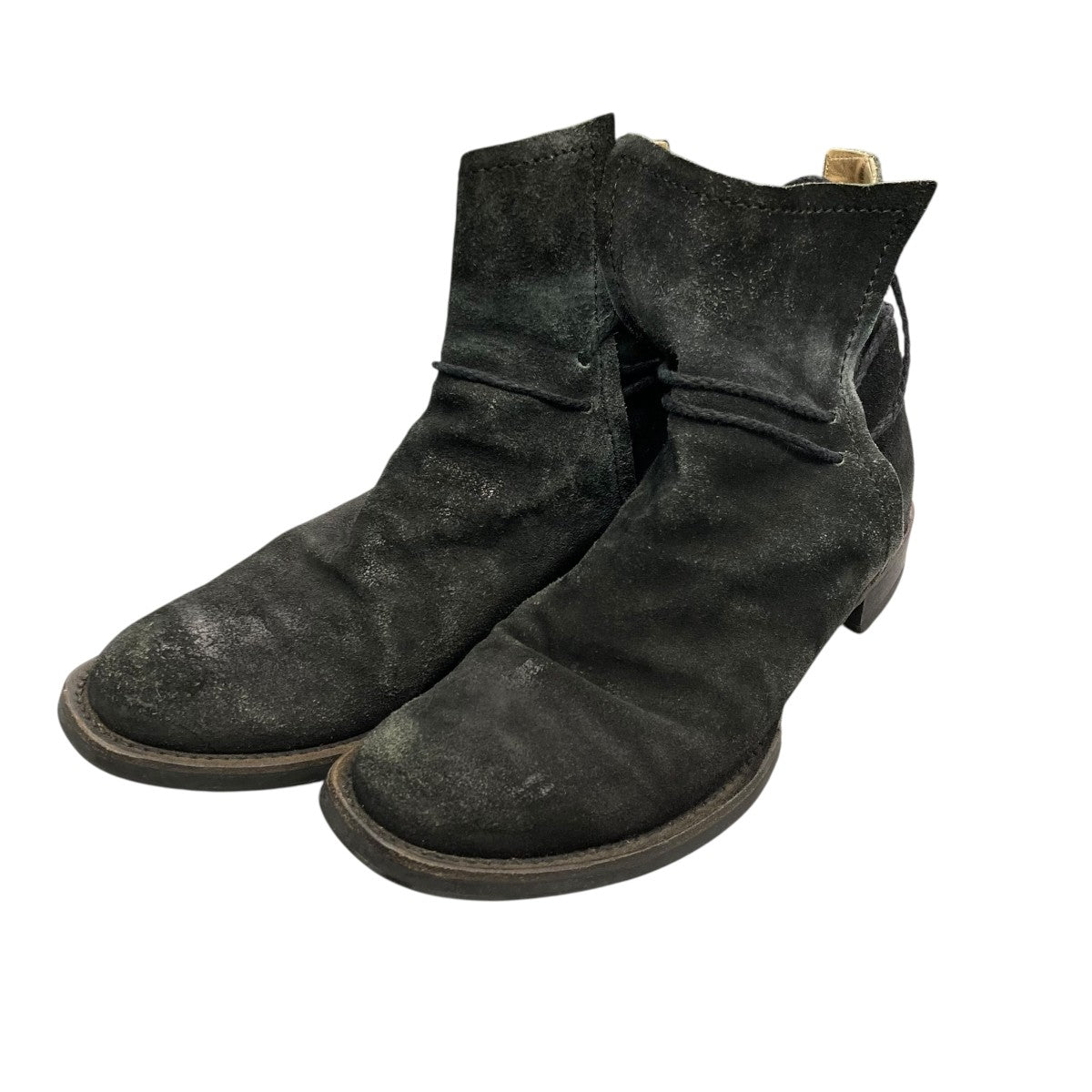ASYMMETRIC BOOT WITH LACESブーツYY33