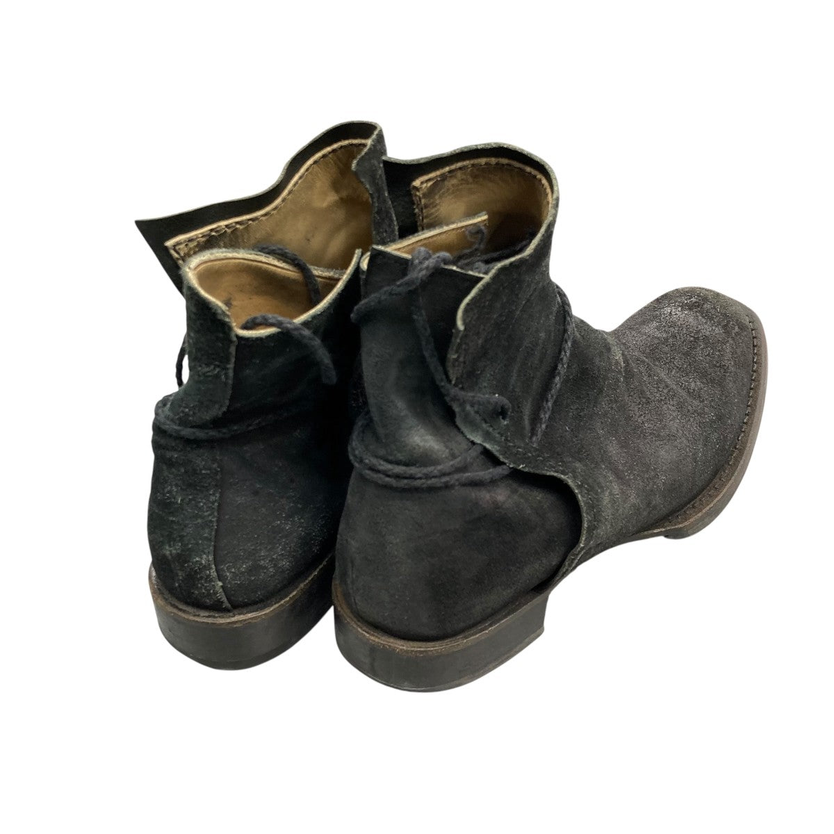 ASYMMETRIC BOOT WITH LACESブーツYY33