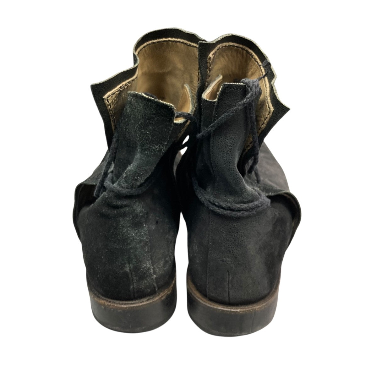ASYMMETRIC BOOT WITH LACESブーツYY33