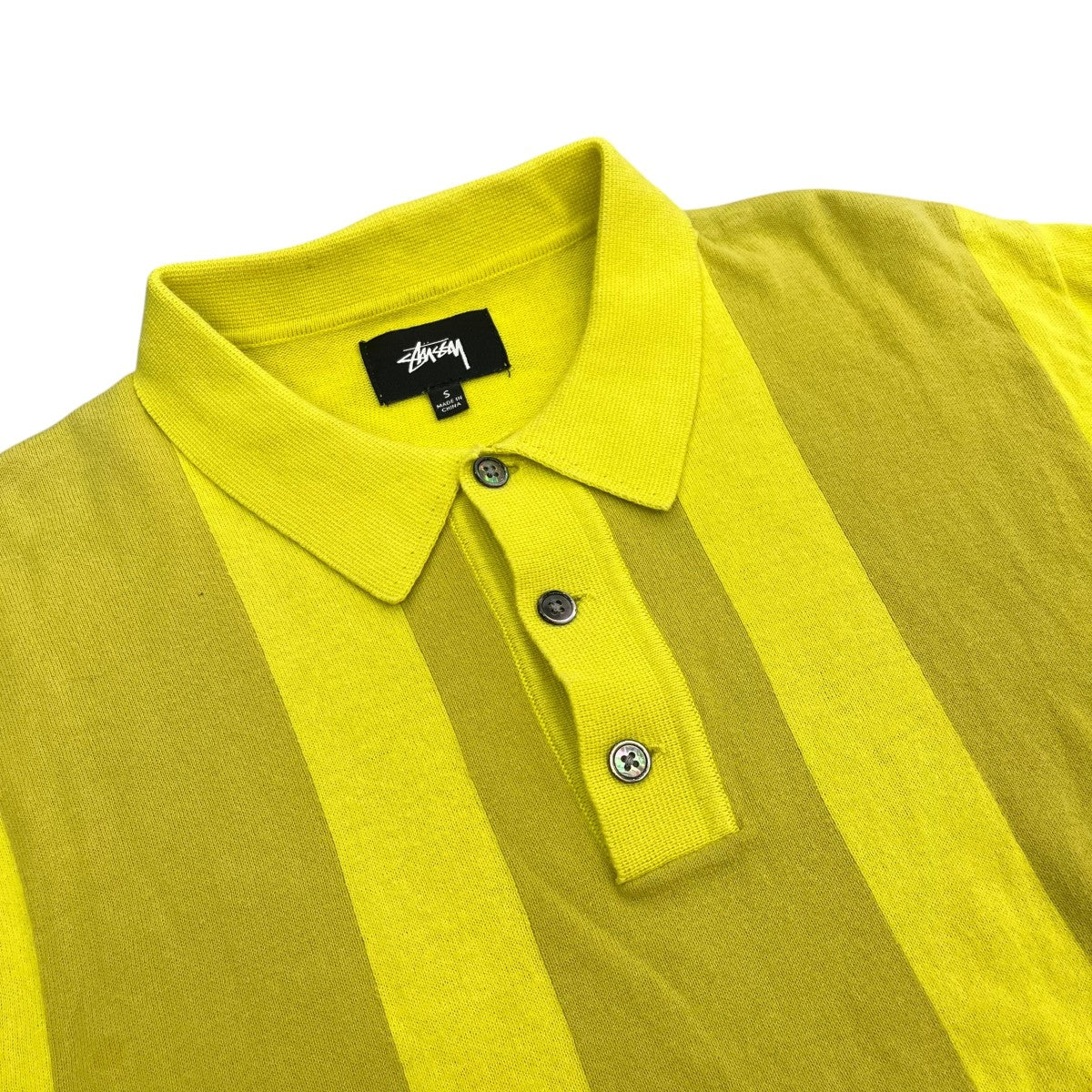 stussy miles polo sweatポロシャツ 古着・中古-3枚目のアイテム画像