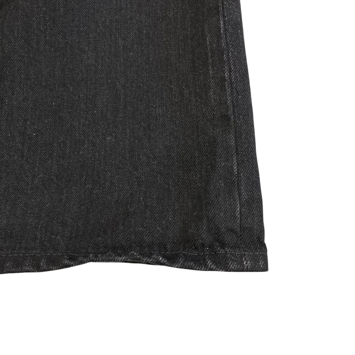 ensou．(エンソウ) 80E WIDE STRAIGHTデニムパンツ ブラック