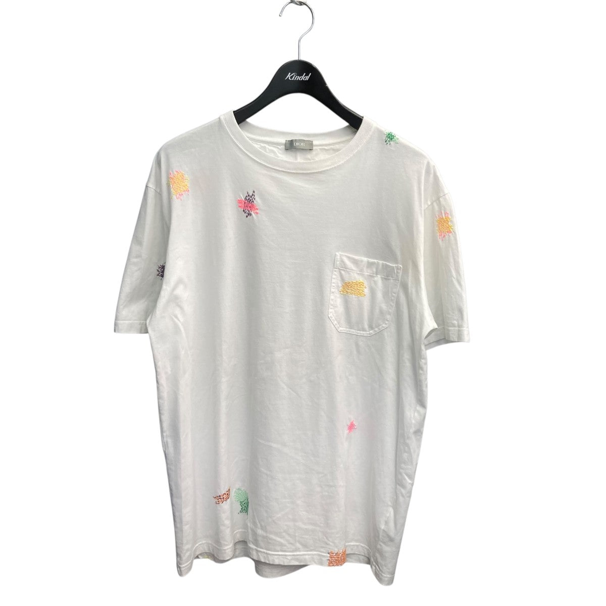 DIOR 19SSBORO EMBROIDREYTシャツ923J614W1441 古着・中古-1枚目のアイテム画像