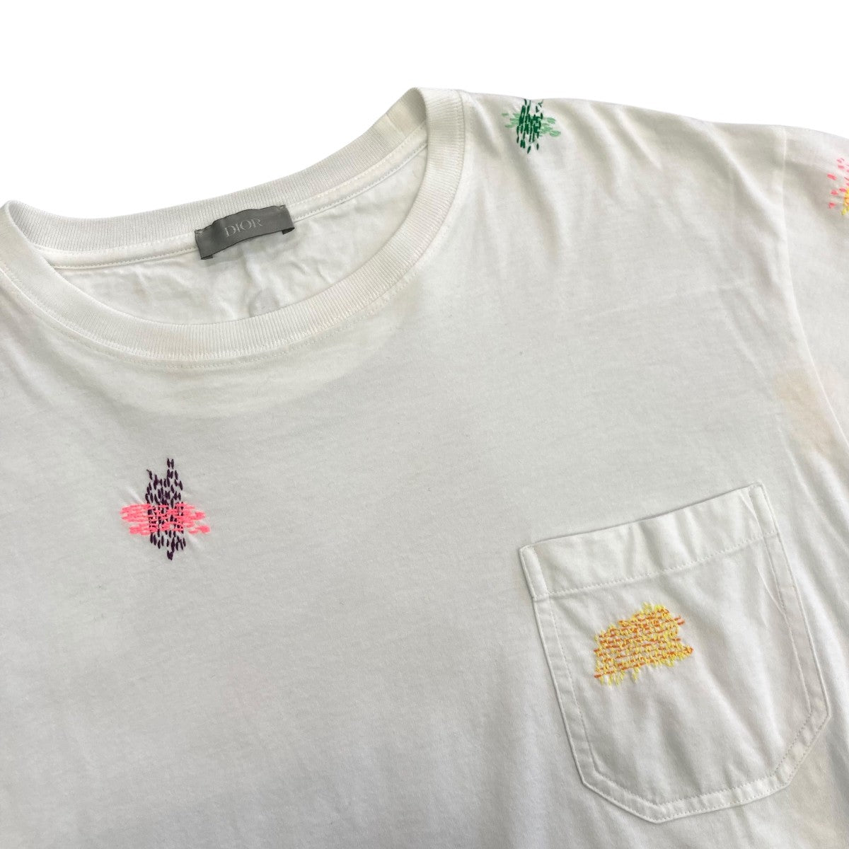 DIOR 19SSBORO EMBROIDREYTシャツ923J614W1441 古着・中古-3枚目のアイテム画像